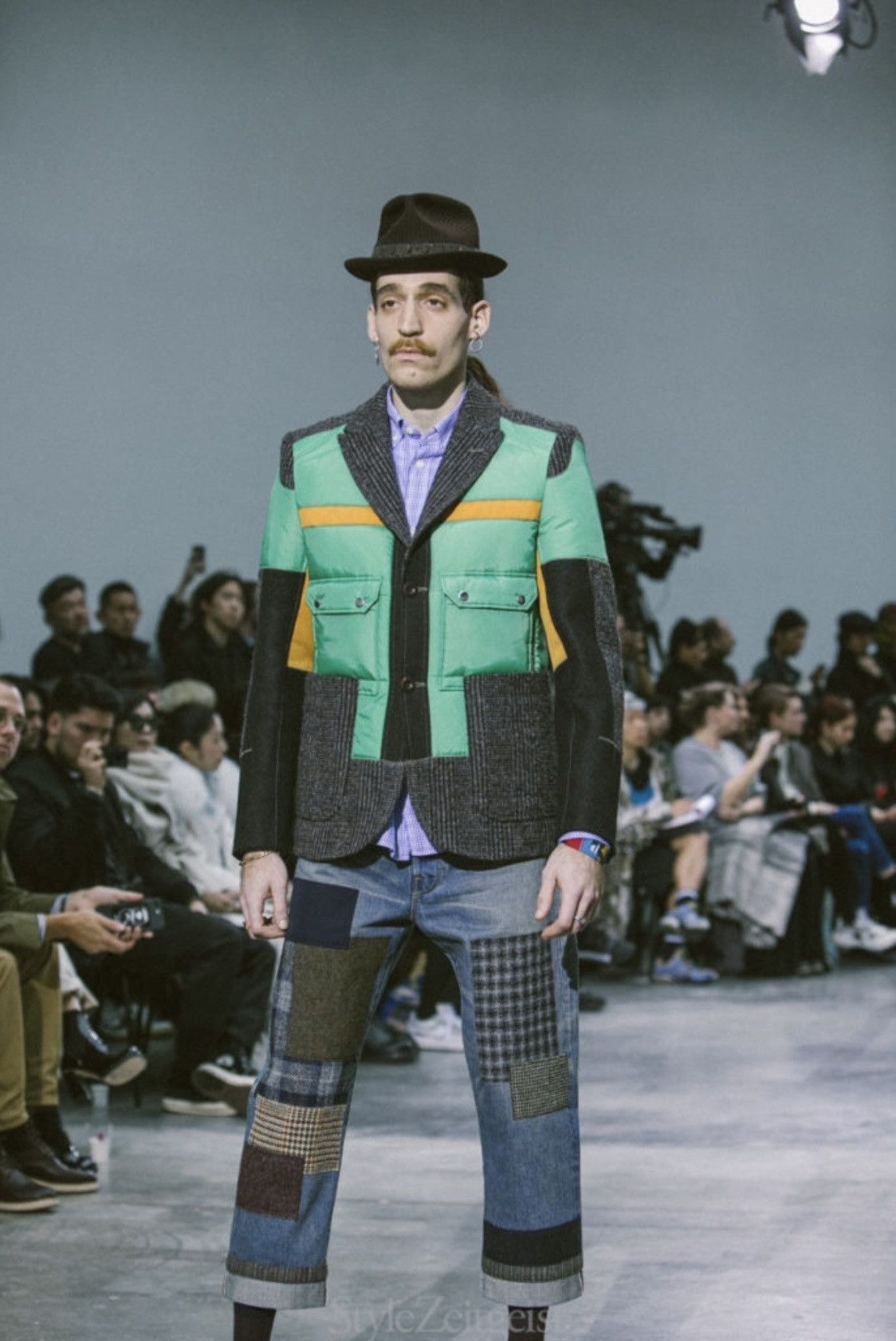 Comme des Garcons × Junya Watanabe Junya Watanabe MAN x CDG F/W 2020 Patchwork Puffer Blazer Size 36R - 12 Thumbnail