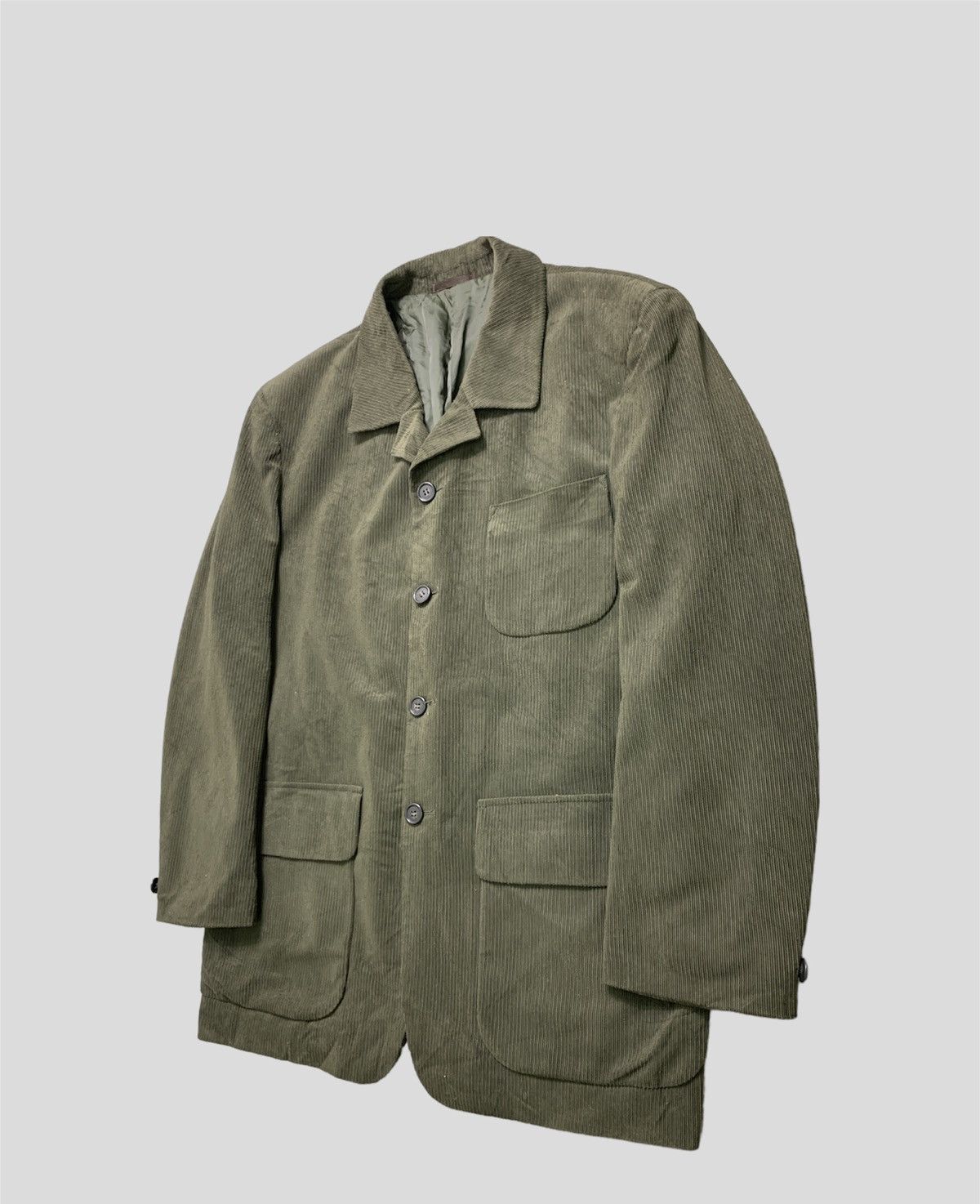 Vintage Vintage 90s Aureate Uomo Corduroy Light Jacket Size US M / EU 48-50 / 2 - 3 Thumbnail