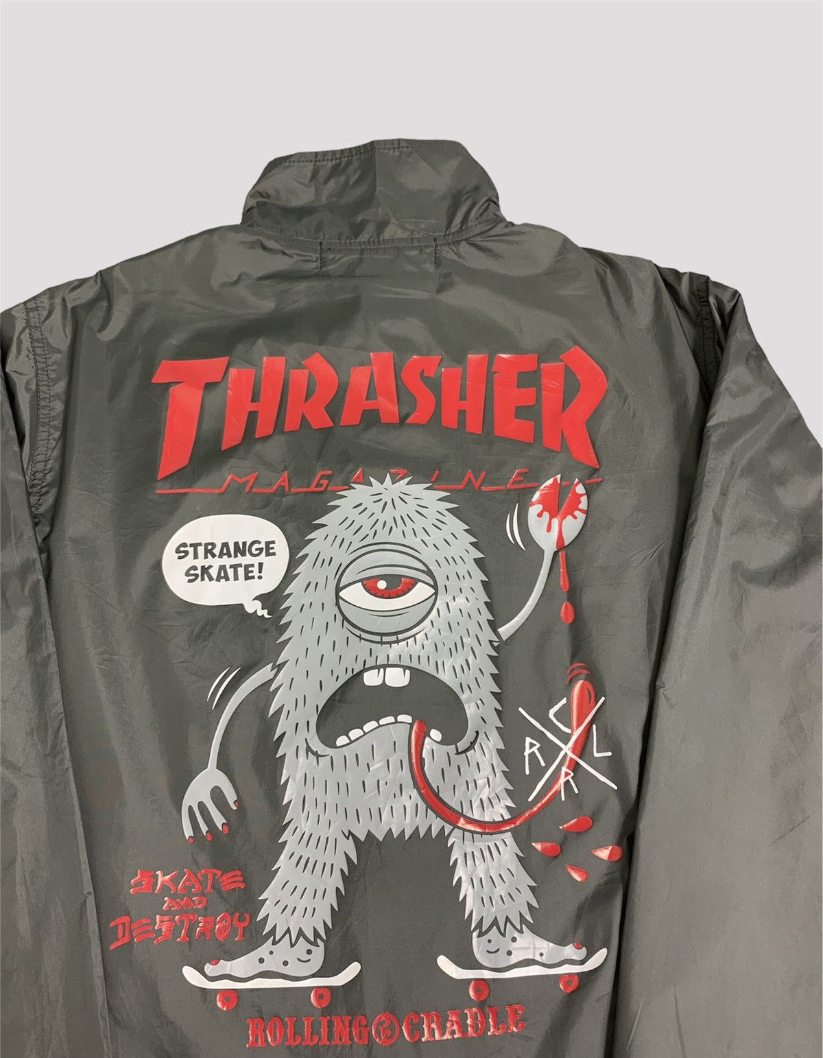Japanese Brand Rolling Cradle Thrasher Magazine Skate Style Jacket Size US L / EU 52-54 / 3 - 2 Thumbnail