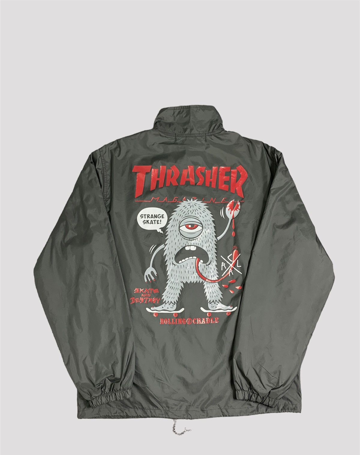 Japanese Brand Rolling Cradle Thrasher Magazine Skate Style Jacket Size US L / EU 52-54 / 3 - 1 Thumbnail