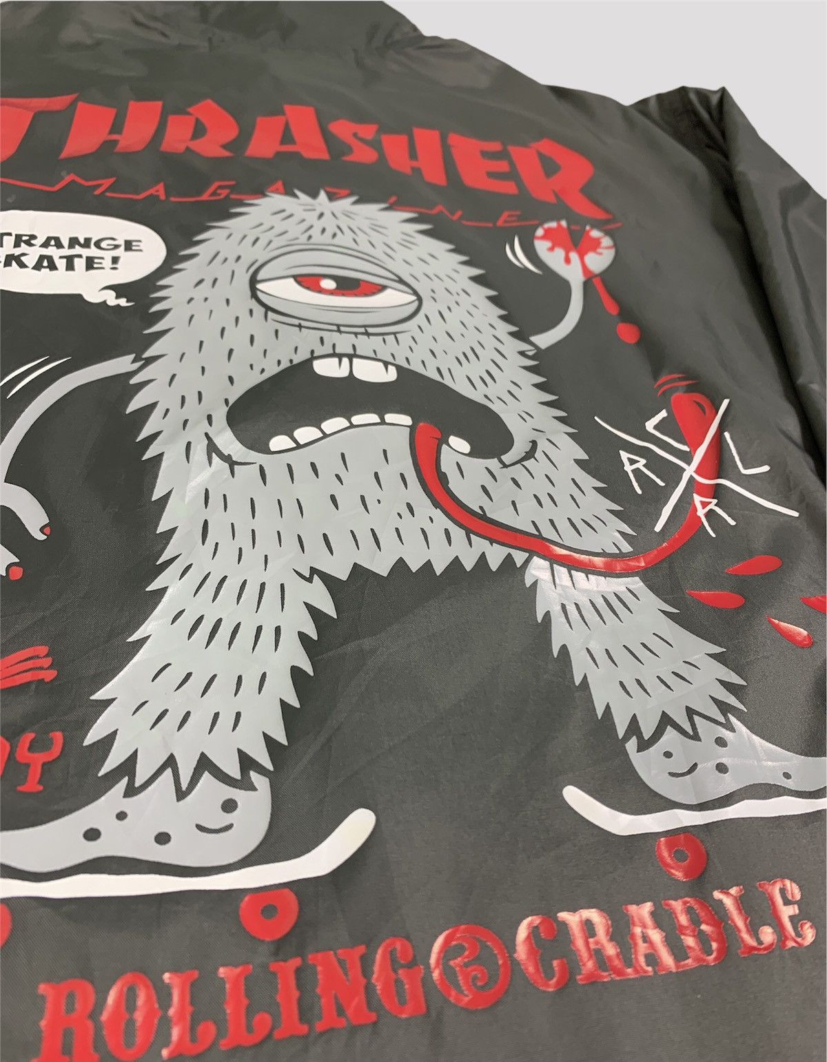 Japanese Brand Rolling Cradle Thrasher Magazine Skate Style Jacket Size US L / EU 52-54 / 3 - 3 Thumbnail