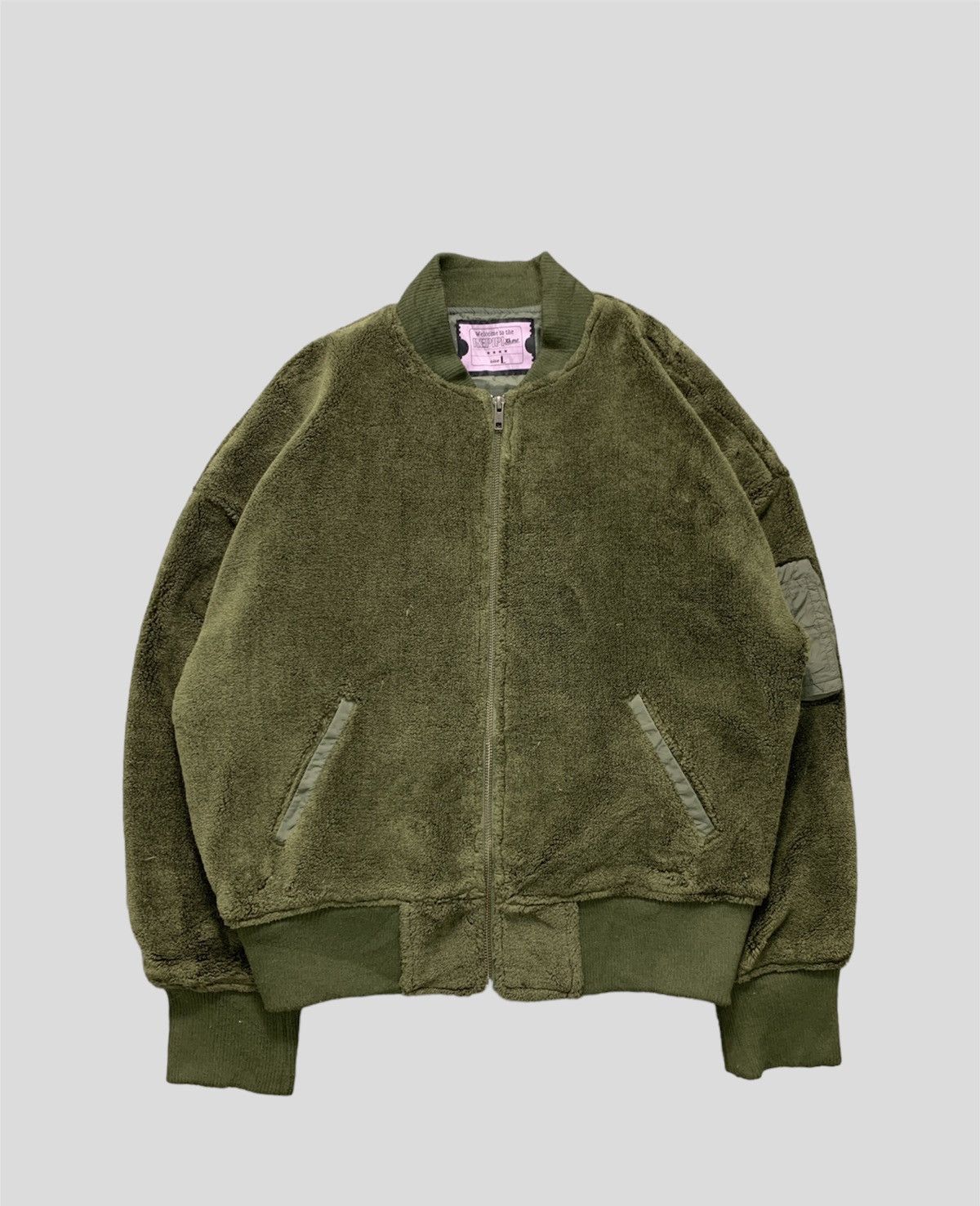 Japanese Brand Vintage Repipi Fleece Bomber Jacket Size US L / EU 52-54 / 3 - 1 Thumbnail