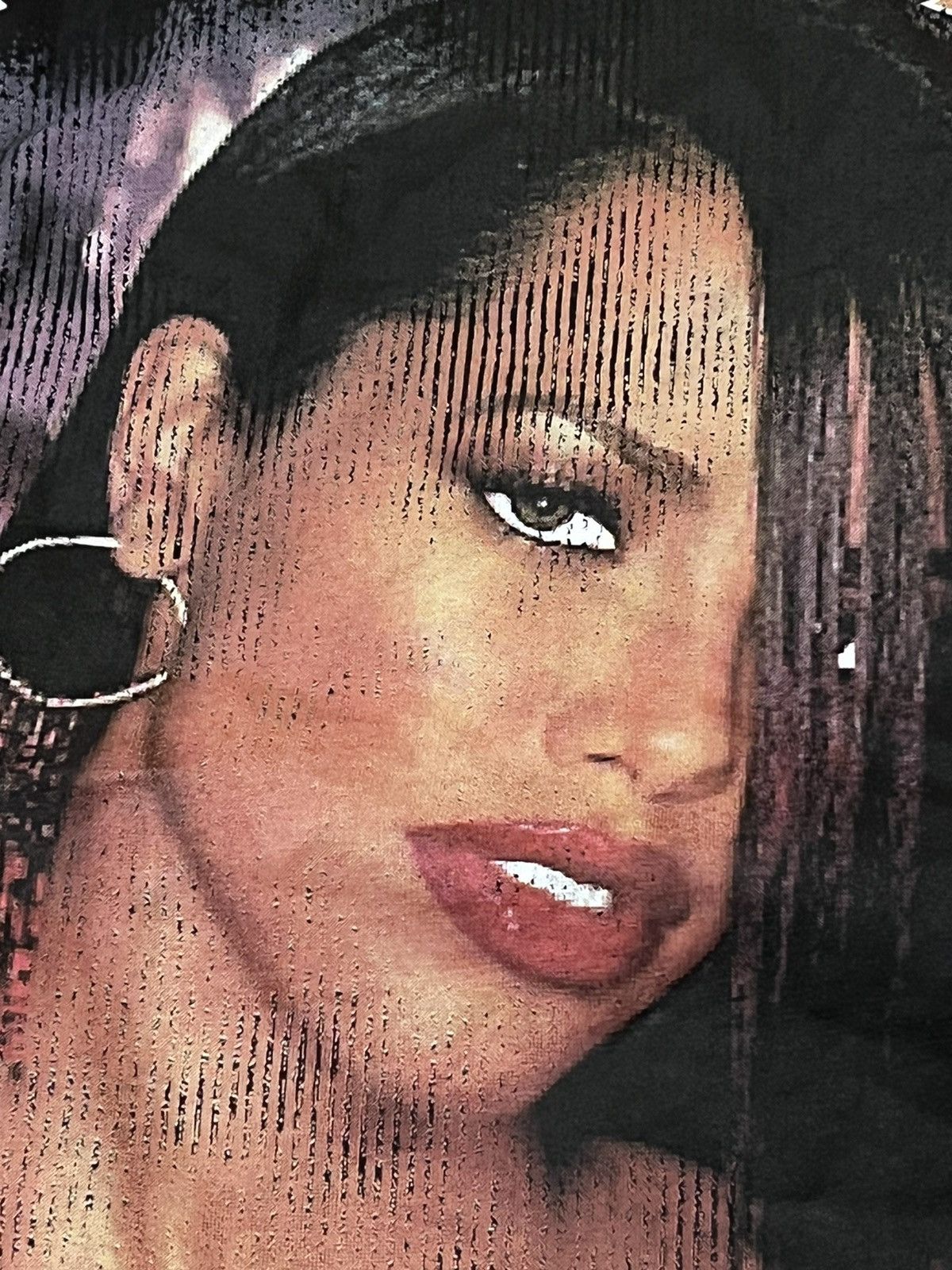 Band Tees × Rap Tees × Vintage Aaliyah Air Brush Black Tee Size XS Size US XS / EU 42 / 0 - 3 Thumbnail