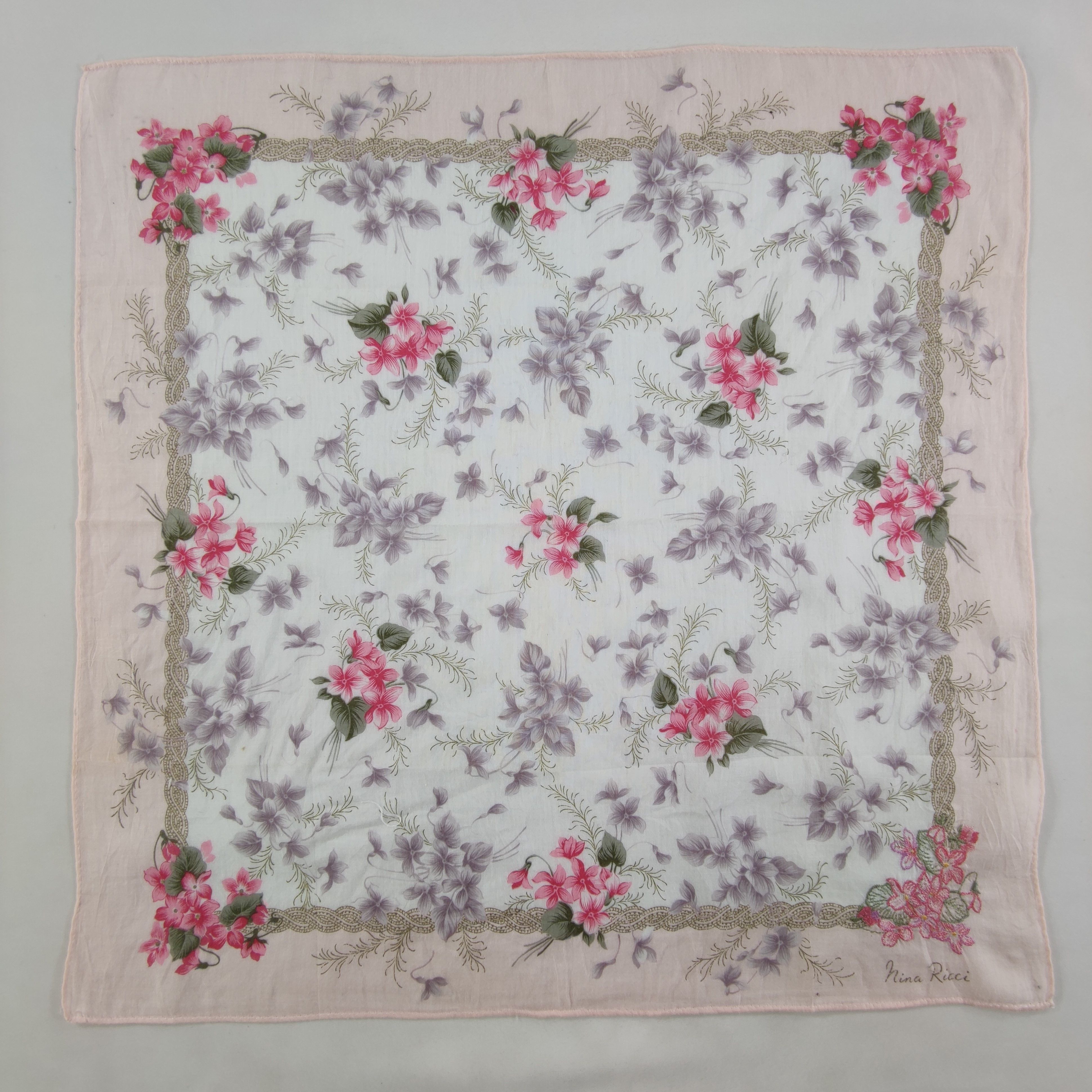Nina Ricci Nina Ricci Handkerchief/Neckerchief/Bandana HC195 Size ONE SIZE - 2 Thumbnail