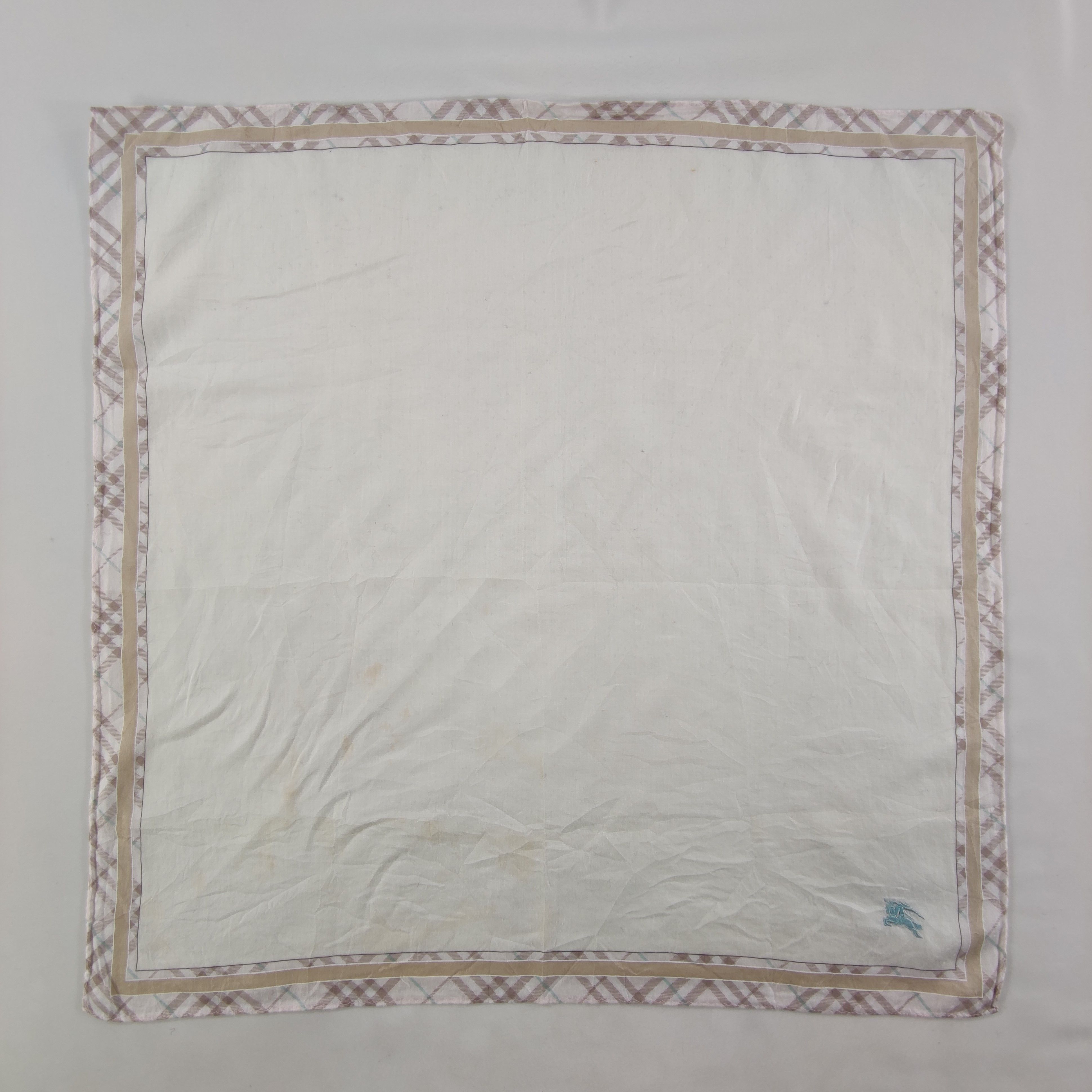 Burberry × Vintage Burberry Handkerchief/Neckerchief/Bandana HC270 Size ONE SIZE - 2 Thumbnail