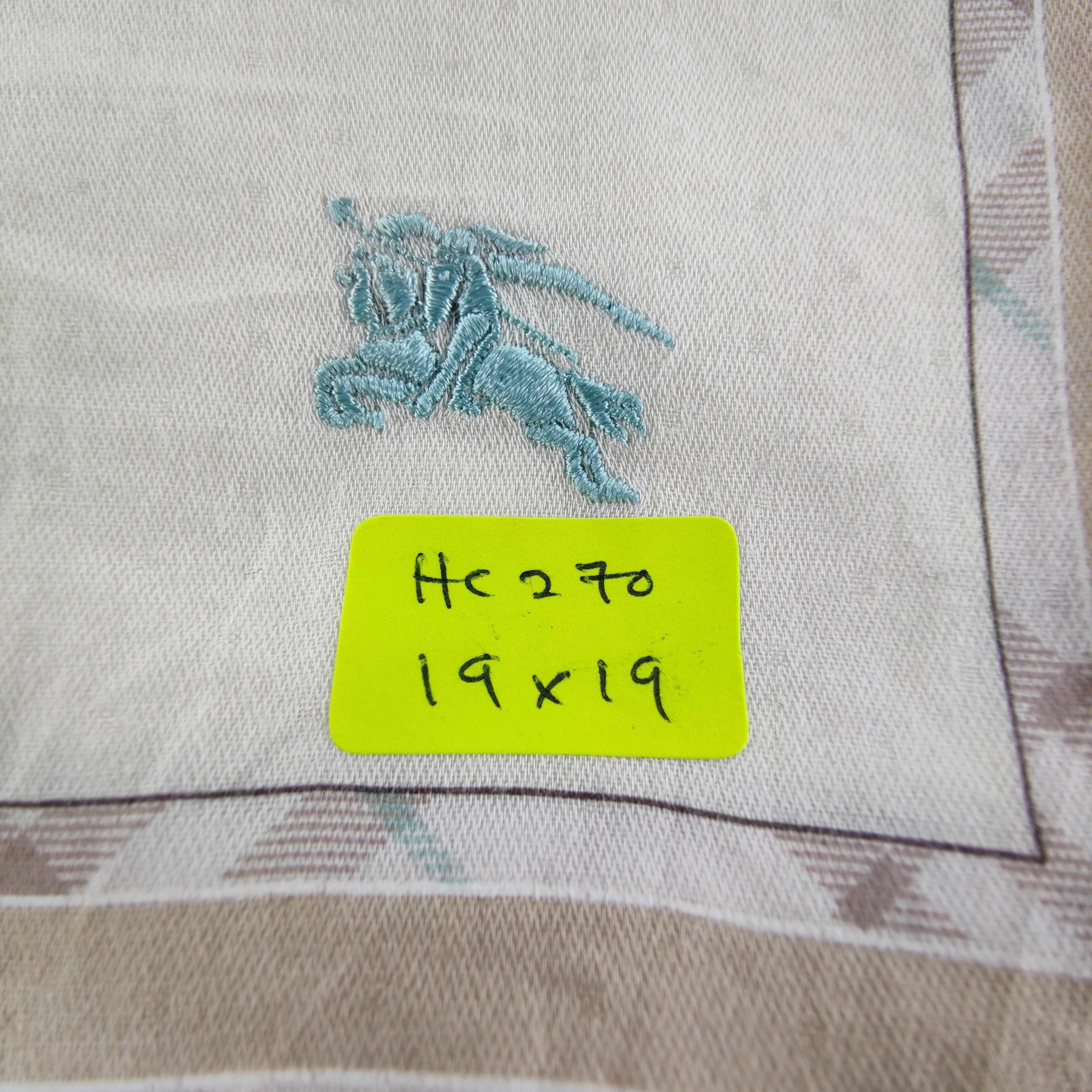 Burberry × Vintage Burberry Handkerchief/Neckerchief/Bandana HC270 Size ONE SIZE - 6 Thumbnail
