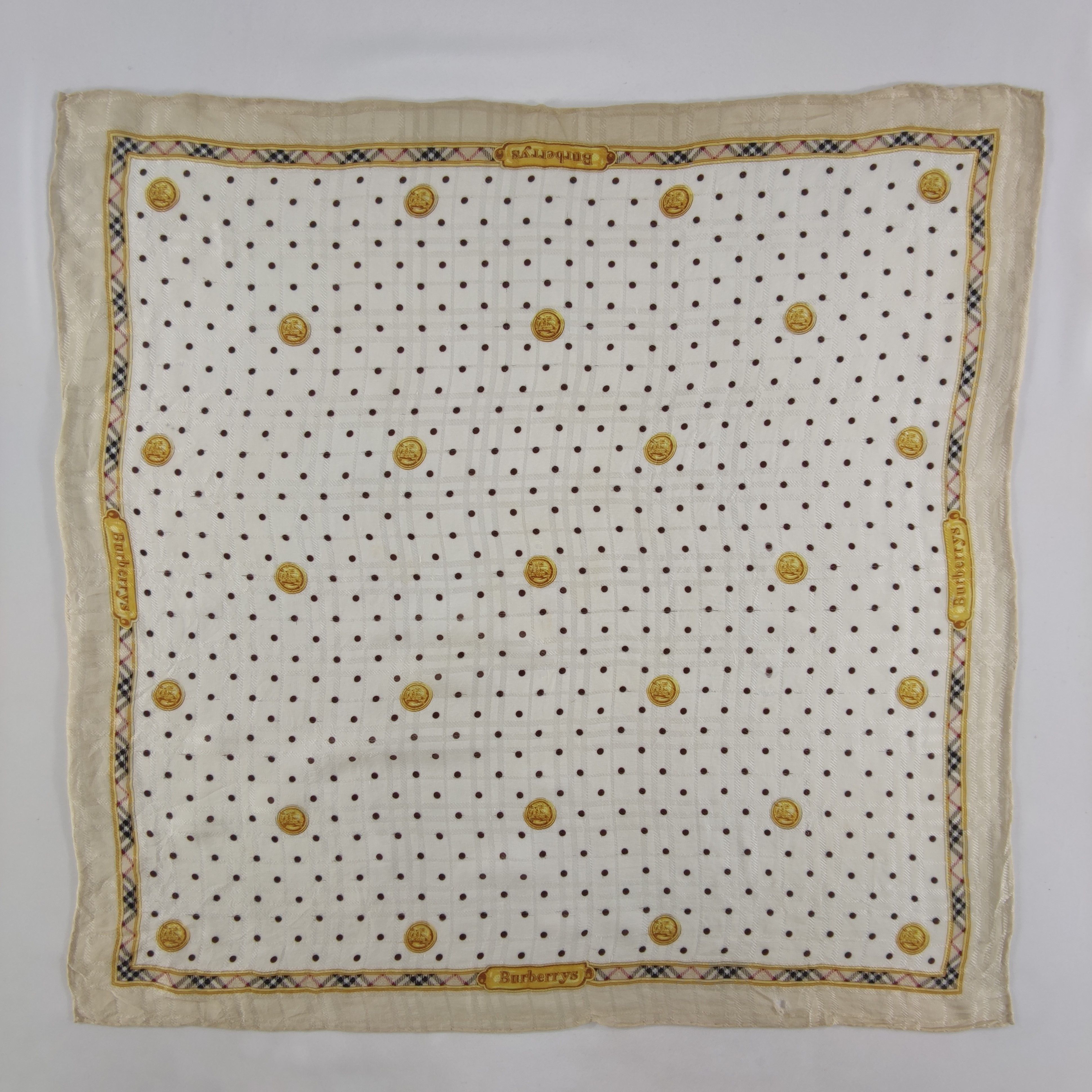 Burberry × Vintage Burberry Handkerchief/Neckerchief/Bandana Size ONE SIZE - 1 Thumbnail