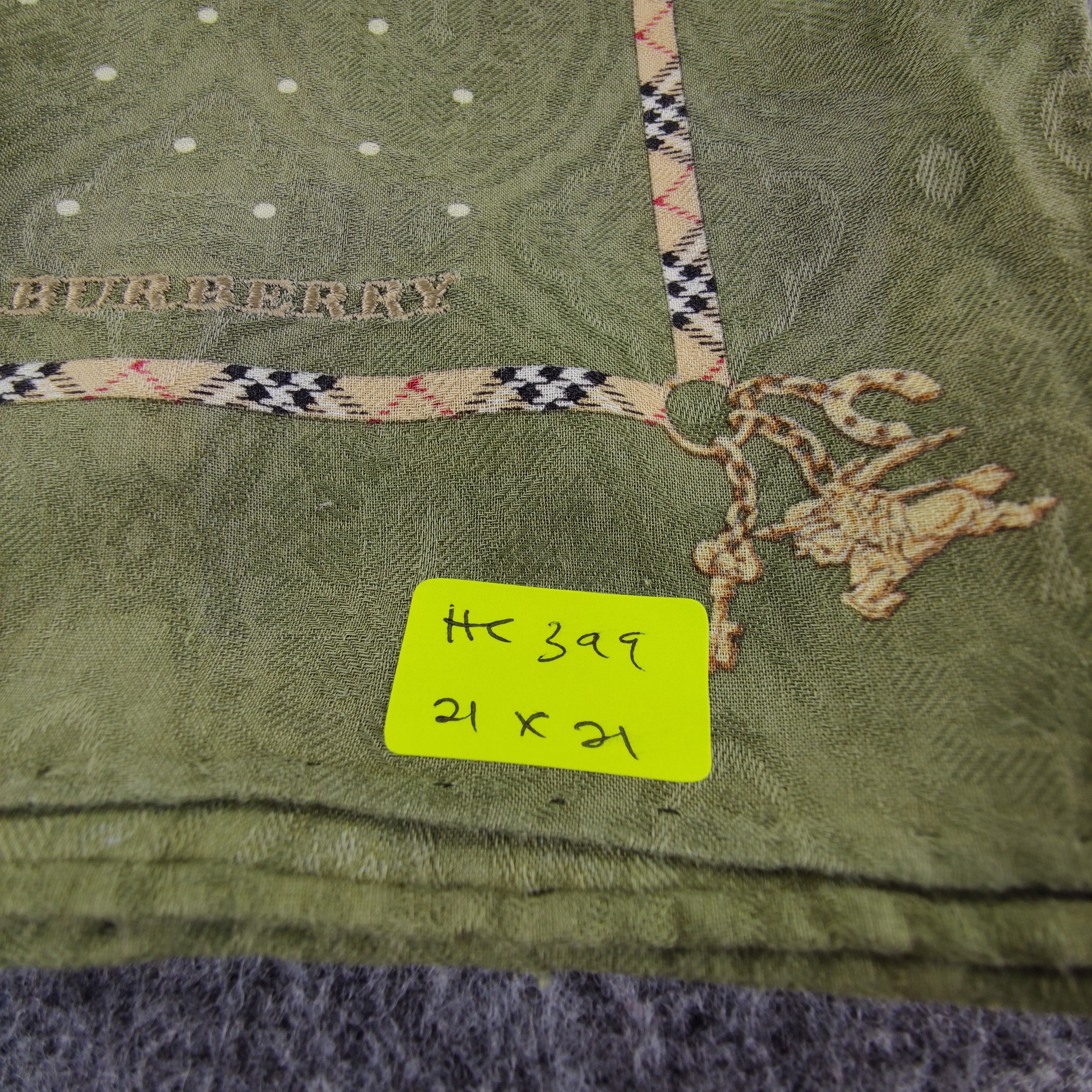 Burberry × Vintage Burberry Handkerchief/Neckerchief/Bandana HC399 Size ONE SIZE - 5 Thumbnail