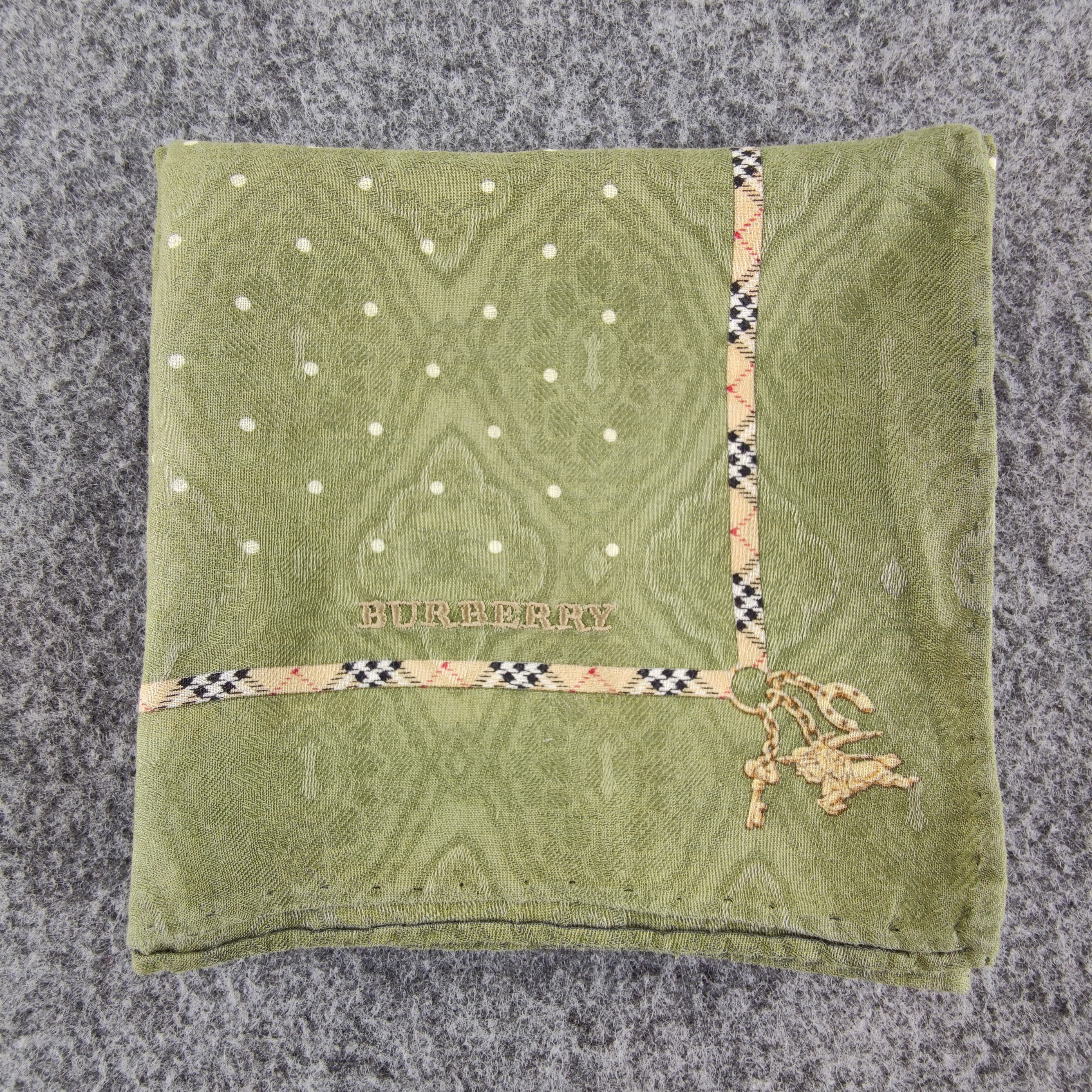 Burberry × Vintage Burberry Handkerchief/Neckerchief/Bandana HC399 Size ONE SIZE - 4 Thumbnail