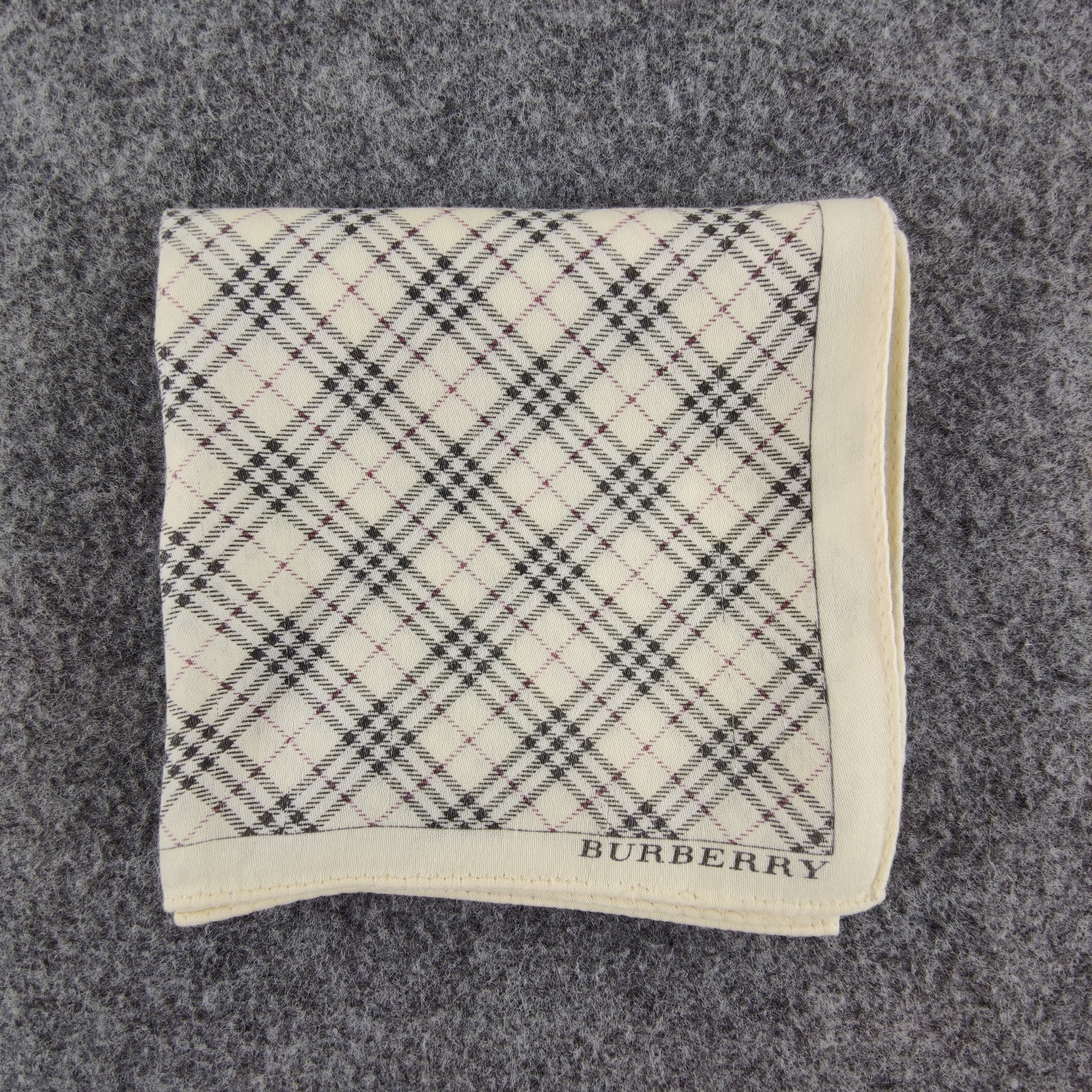Burberry × Vintage Burberry Handkerchief / Neckerchief / Bandana HC402 Size ONE SIZE - 4 Thumbnail