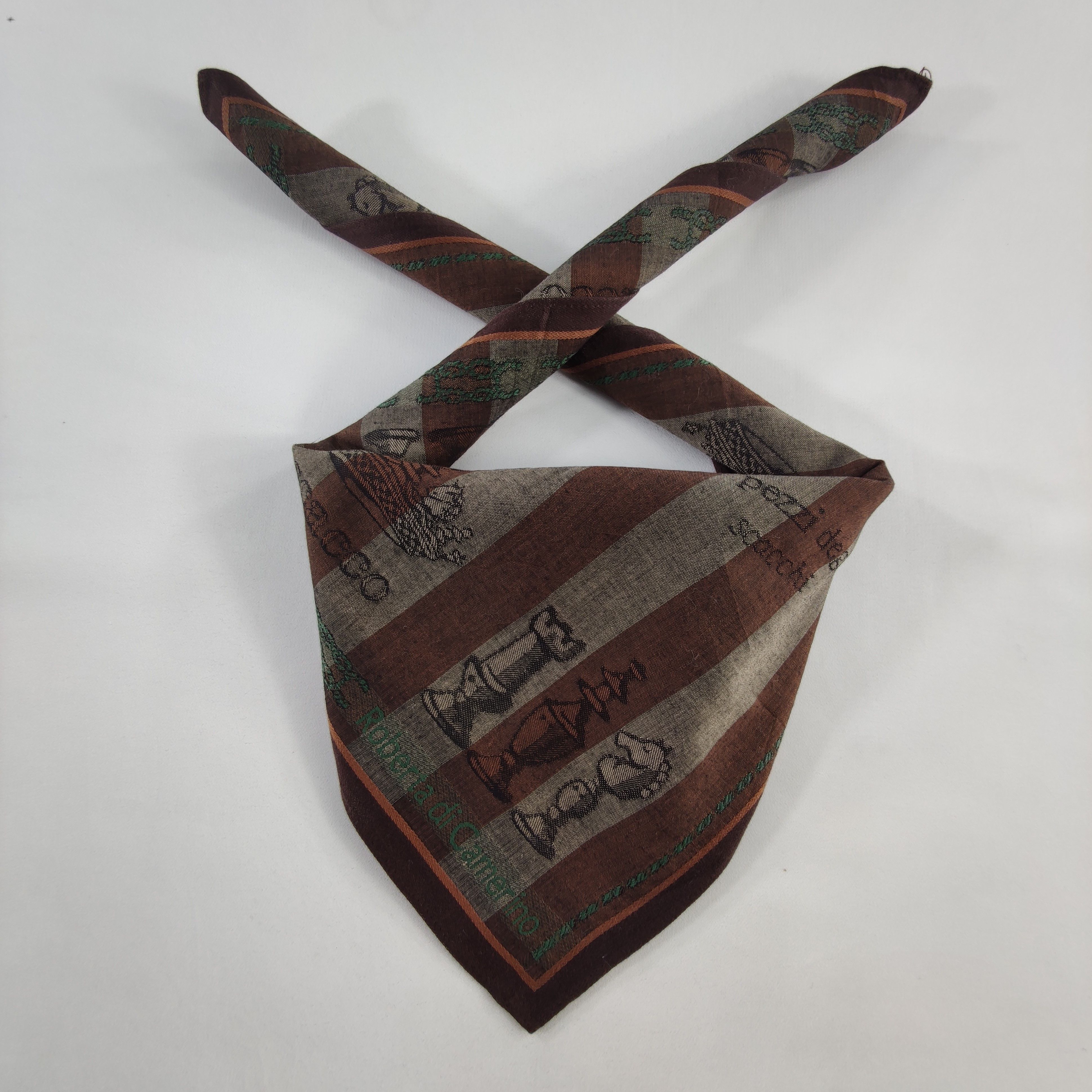 Roberta di Camerino × Vintage Roberta Di Camerino Handkerchief Neckerchief Bandana Size ONE SIZE - 1 Thumbnail