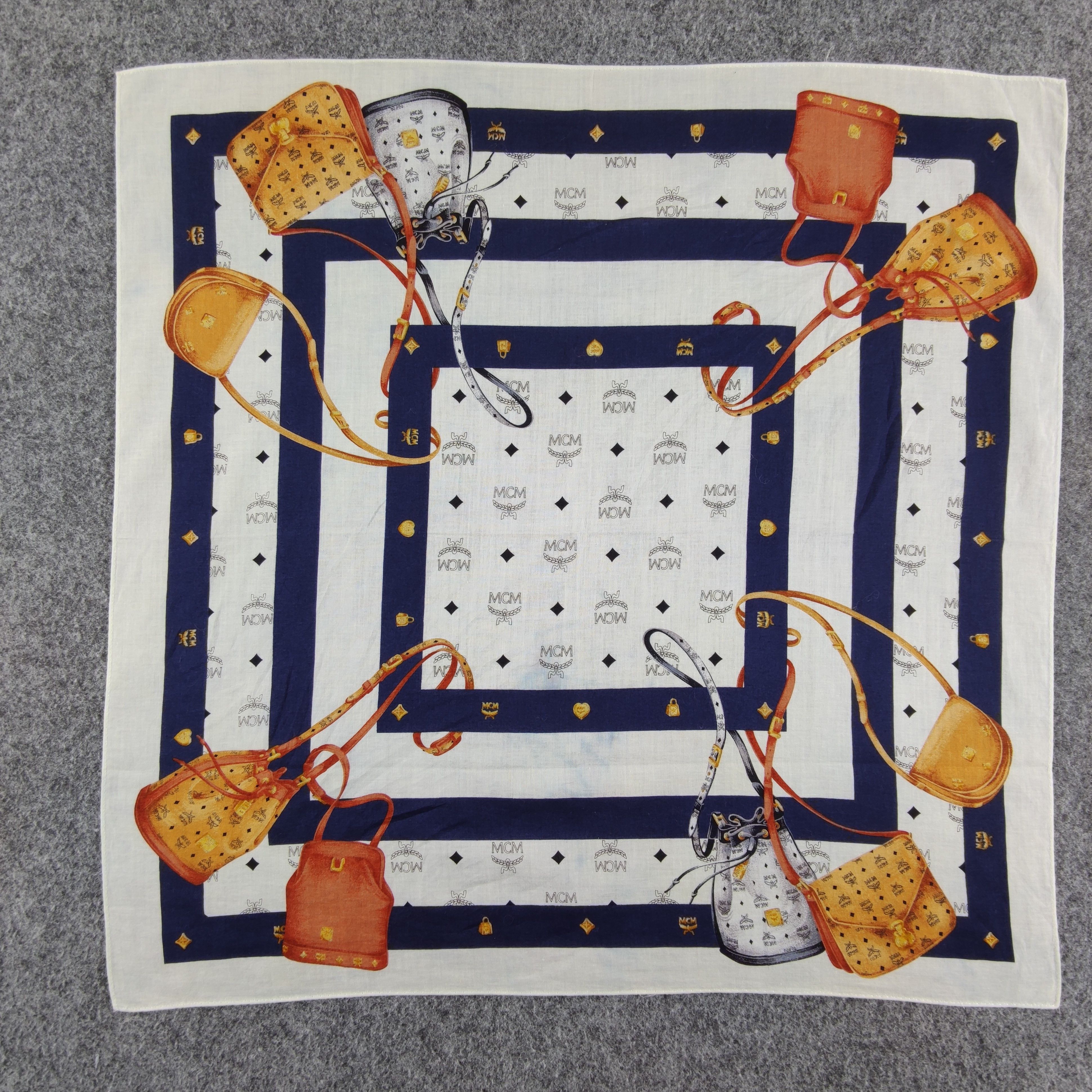 MCM × Vintage MCM Handkerchief/Neckerchief/Bandana HC418 Size ONE SIZE - 2 Thumbnail