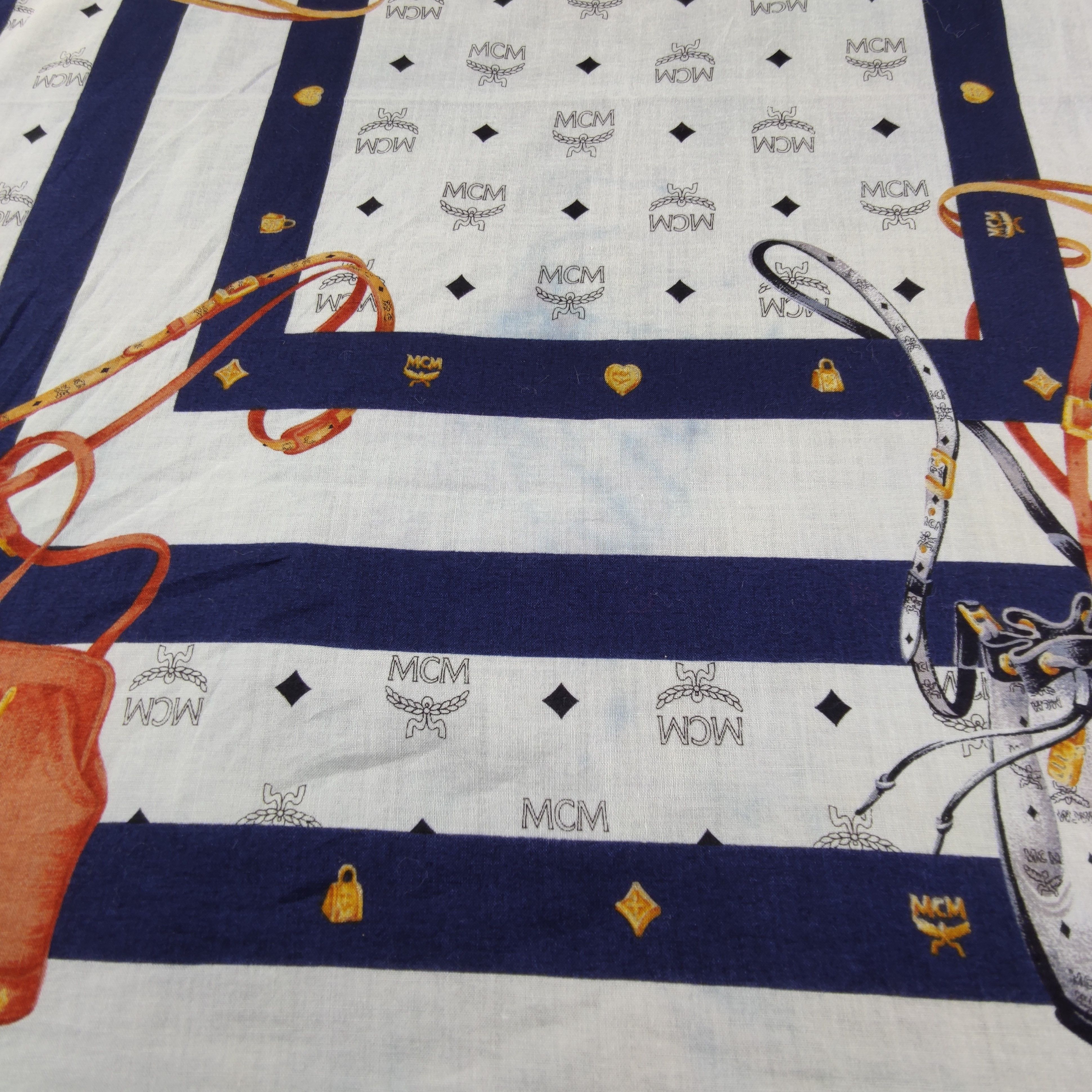 MCM × Vintage MCM Handkerchief/Neckerchief/Bandana HC418 Size ONE SIZE - 4 Thumbnail