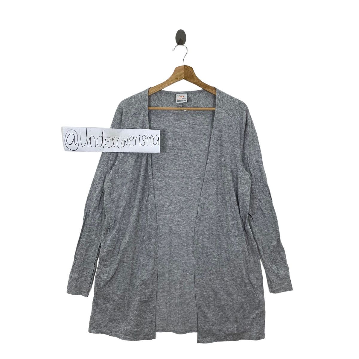 Beams Plus TIGORA x BEAMS DESIGN Japan Brand Grey Cardigan Sweatshirt Size M / US 6-8 / IT 42-44 - 3 Thumbnail