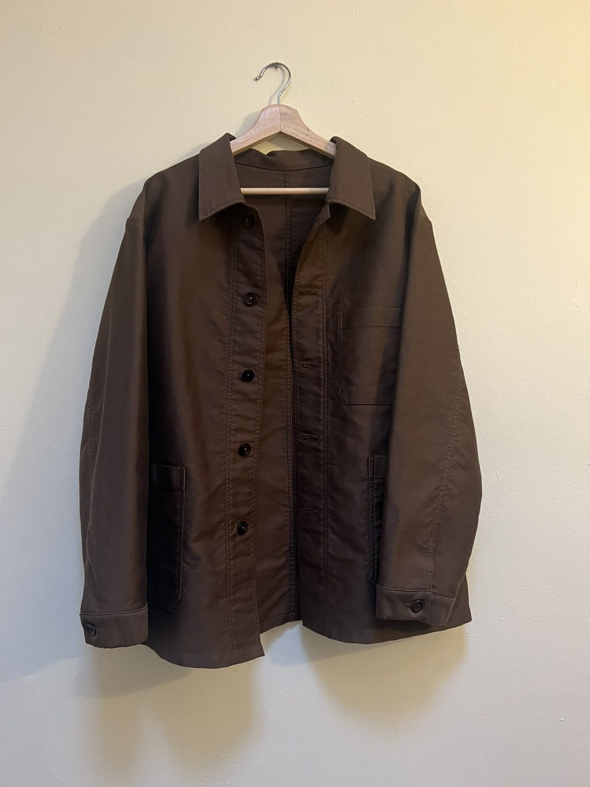 Pre-owned Nanamica Brown Dock Jacket Fw22