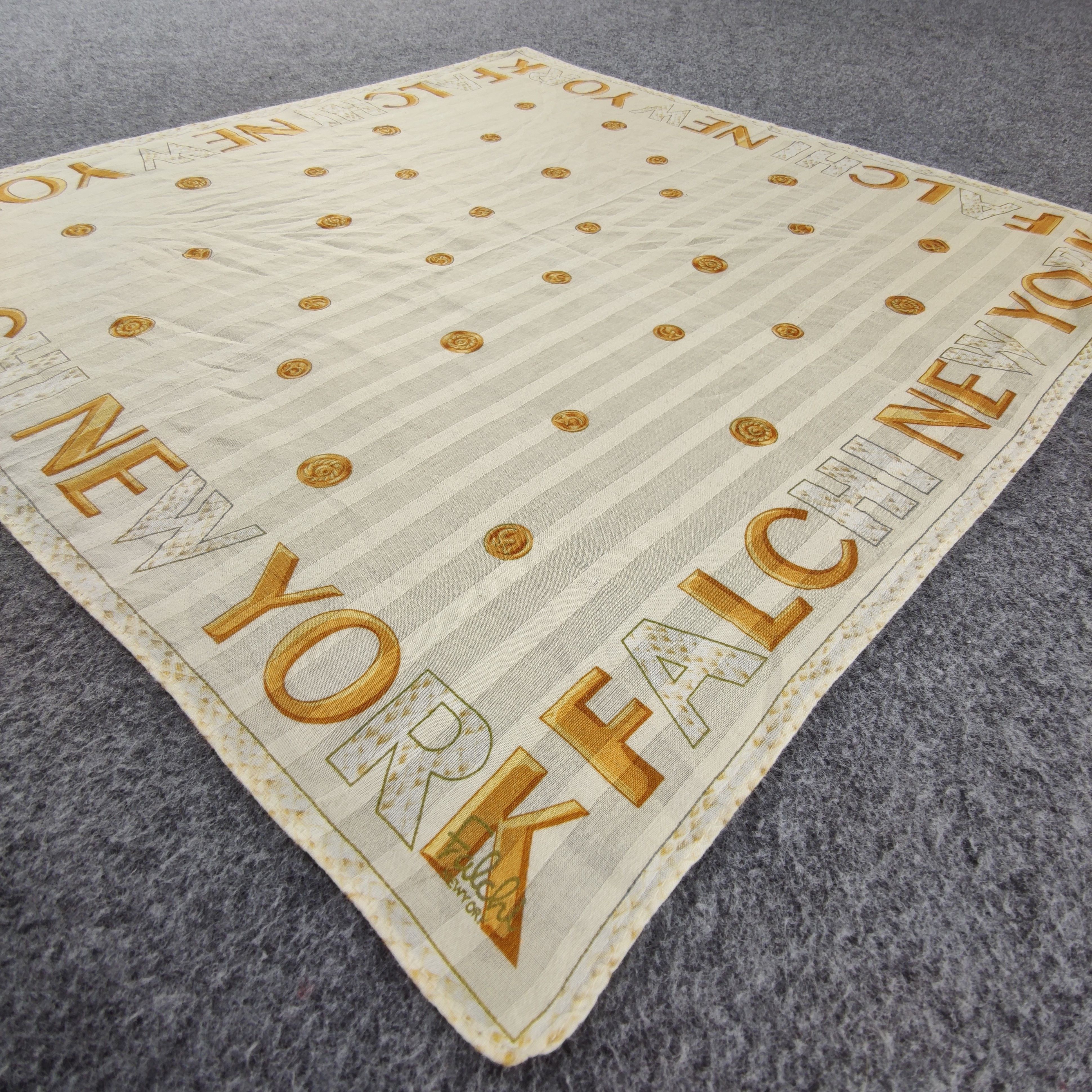 Vintage Falchi Handkerchief/Neckerchief/Bandana Size ONE SIZE - 3 Thumbnail