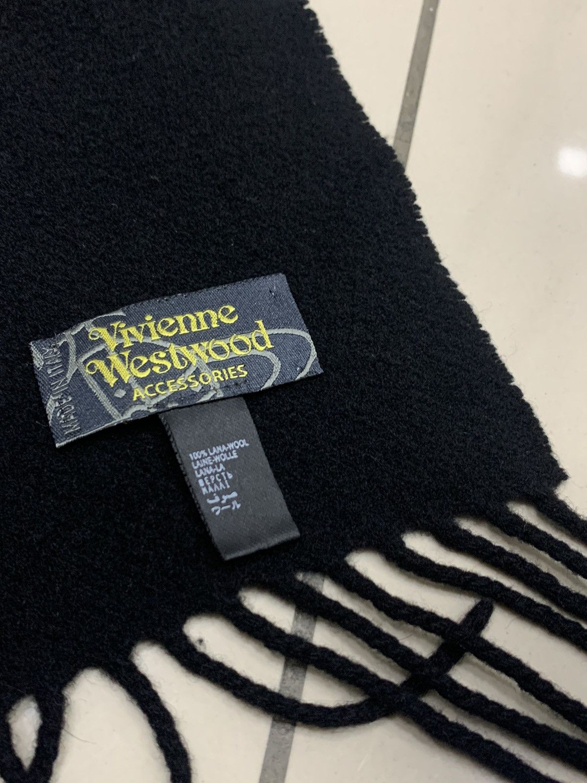 Other × Vintage × Vivienne Westwood VIVIENNE WESTWOOD ORB LANA WOOL SCARF MUFFLER Size ONE SIZE - 3 Thumbnail