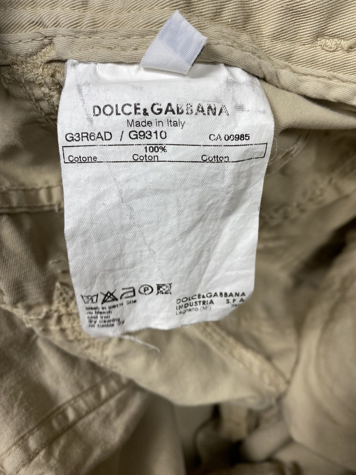 Dolce & Gabbana D&G Cargo Multipocket Distressed Pants. S0218 Size US 35 - 17 Thumbnail