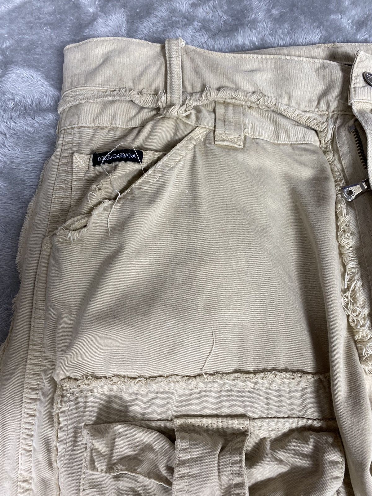 Dolce & Gabbana D&G Cargo Multipocket Distressed Pants. S0218 Size US 35 - 10 Thumbnail