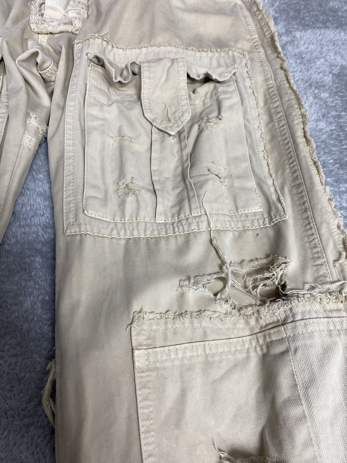 Dolce & Gabbana D&G Cargo Multipocket Distressed Pants. S0218 Size US 35 - 6 Thumbnail