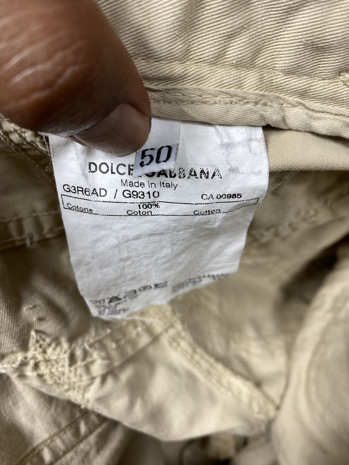Dolce & Gabbana D&G Cargo Multipocket Distressed Pants. S0218 Size US 35 - 18 Thumbnail