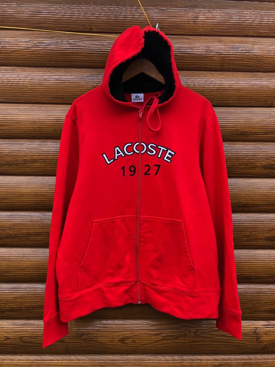 Lacoste Vintage Lacoste Hoodie Small Logo Size US XL / EU 56 / 4 - 1 Thumbnail
