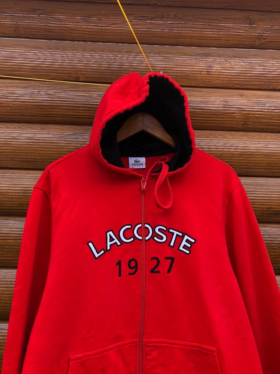 Lacoste Vintage Lacoste Hoodie Small Logo Size US XL / EU 56 / 4 - 2 Thumbnail