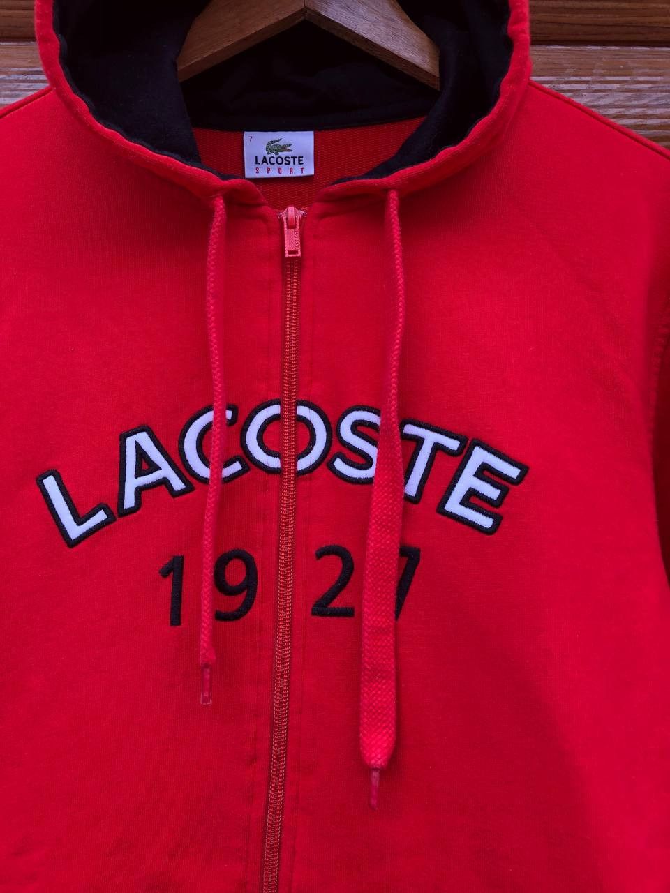 Lacoste Vintage Lacoste Hoodie Small Logo Size US XL / EU 56 / 4 - 4 Thumbnail