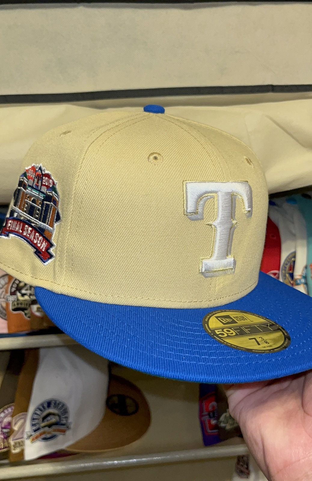 Hat Club 7 3/8 Texas Rangers “Hero Inspired” Final Season Patch Size ONE SIZE - 6 Thumbnail