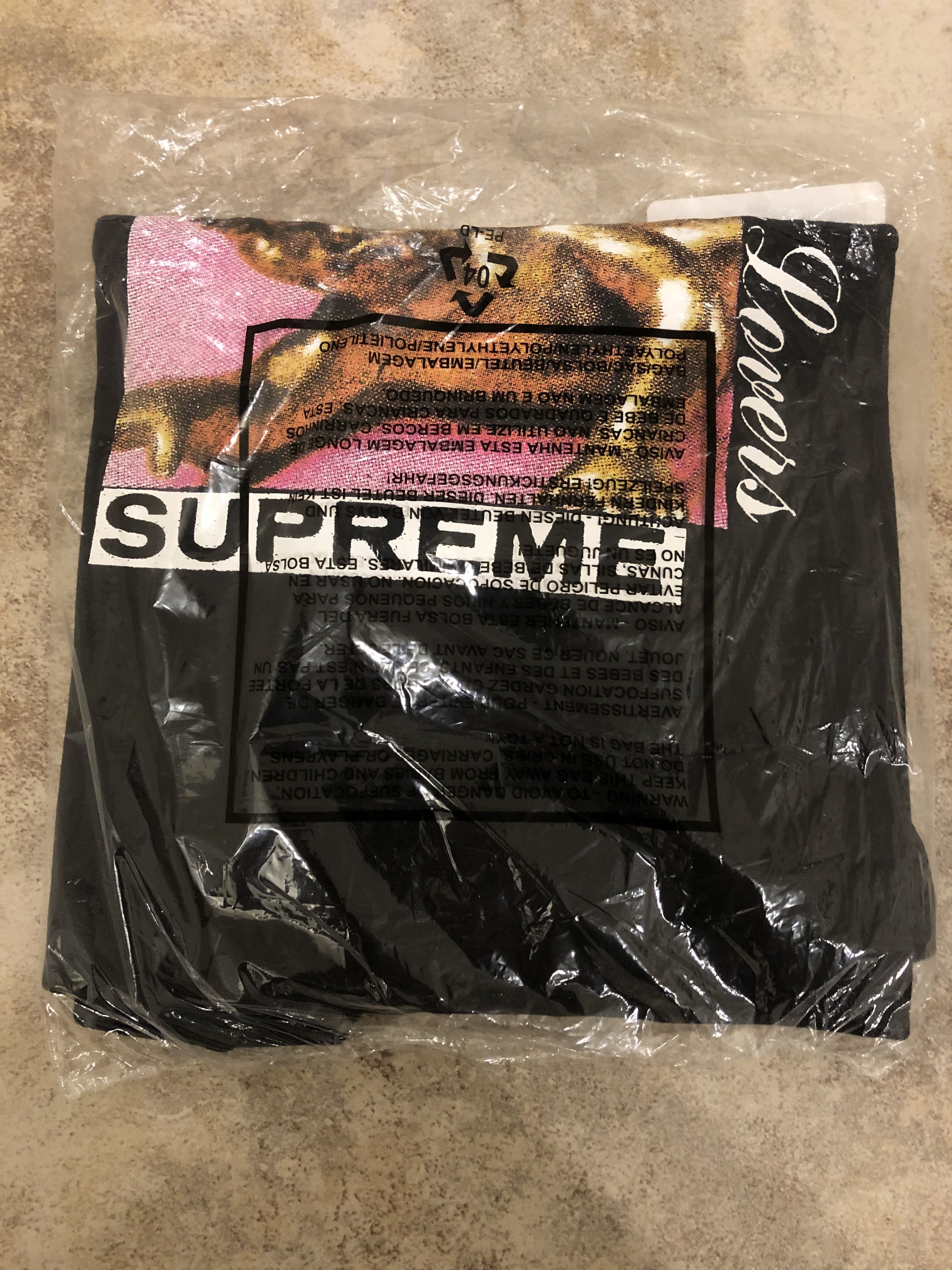 Supreme Supreme FW20 Lovers Tee T-Shirt Black Large Size US L / EU 52-54 / 3 - 1 Thumbnail