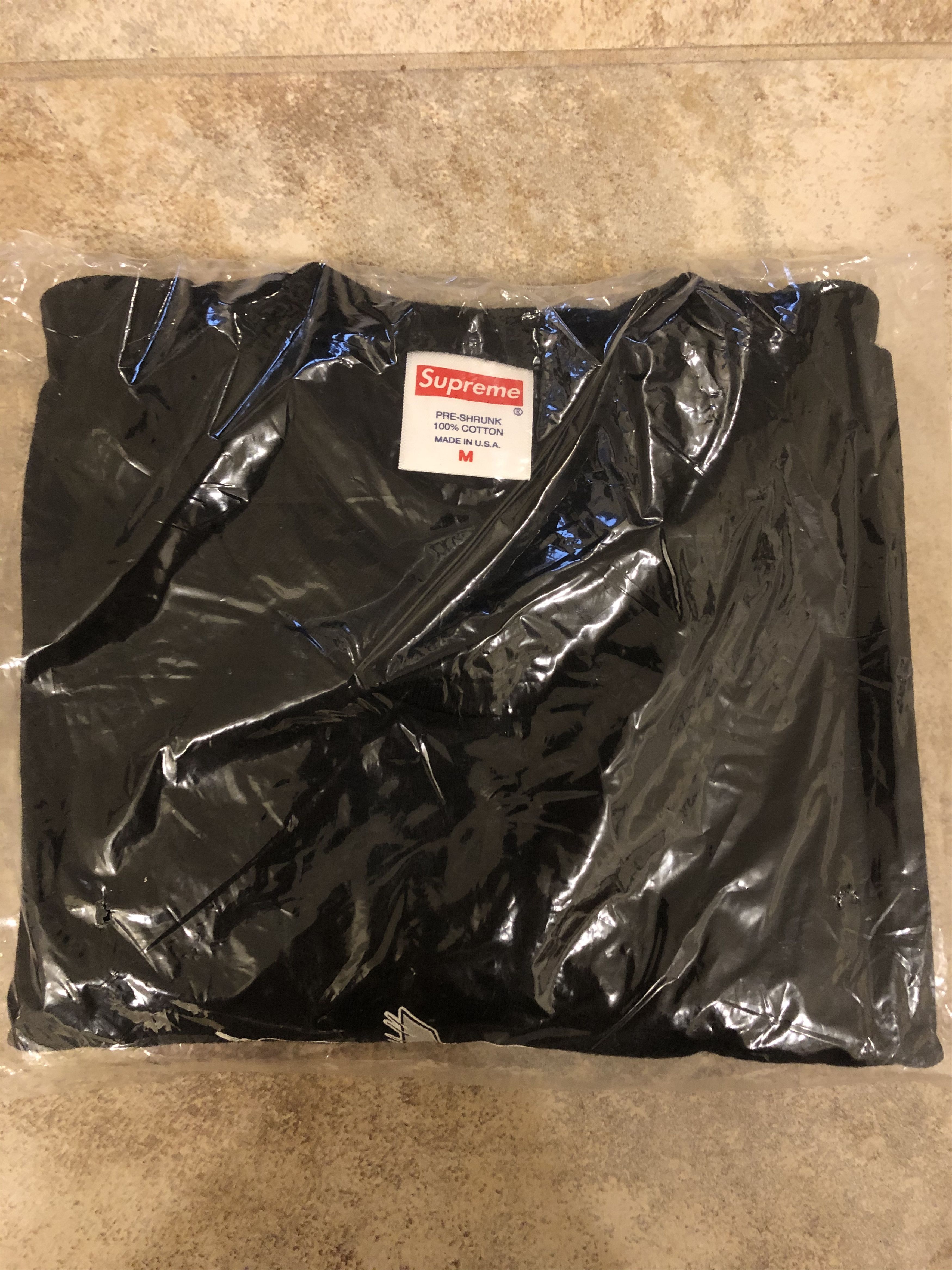 Supreme Supreme FW20 Jet Tee T-Shirt Black Medium Size US M / EU 48-50 / 2 - 2 Thumbnail
