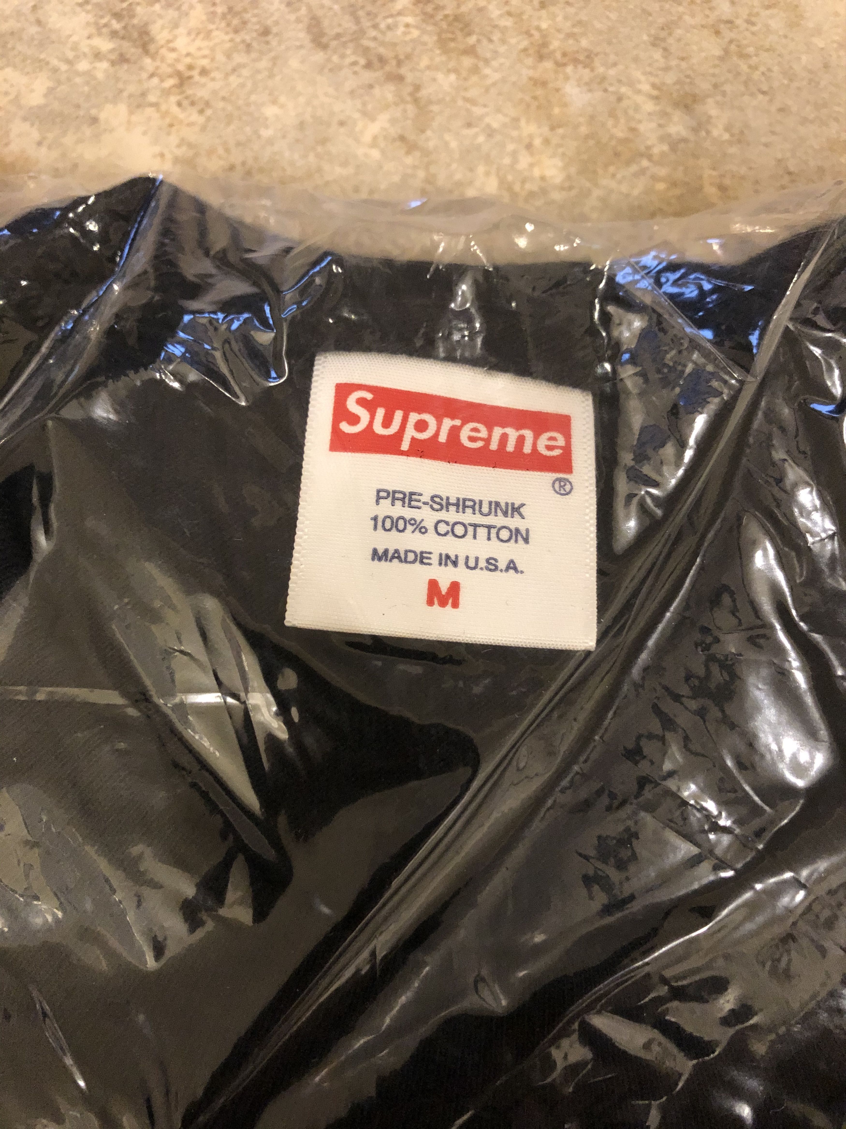 Supreme Supreme FW20 Jet Tee T-Shirt Black Medium Size US M / EU 48-50 / 2 - 3 Thumbnail