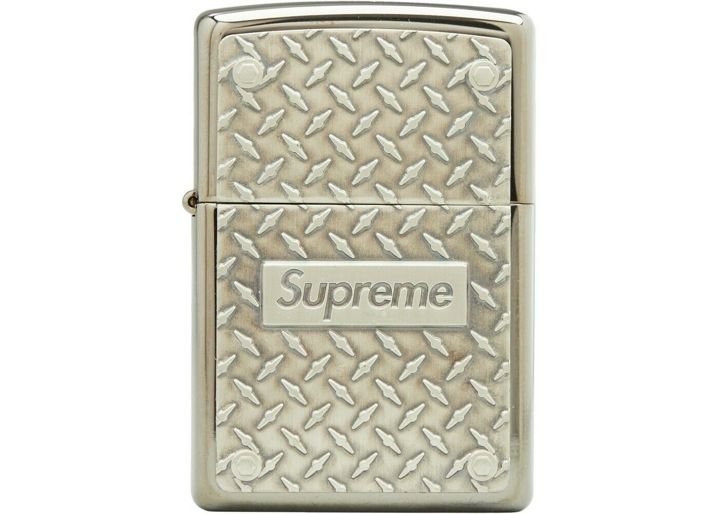 Supreme × Zippo Supreme SS19 Diamond Plate Zippo Size ONE SIZE - 6 Thumbnail