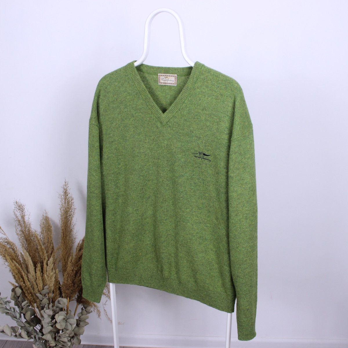 Burberry Vintage Thomas Burberry Sweater Knitwear Wool Size US XL / EU 56 / 4 - 2 Thumbnail