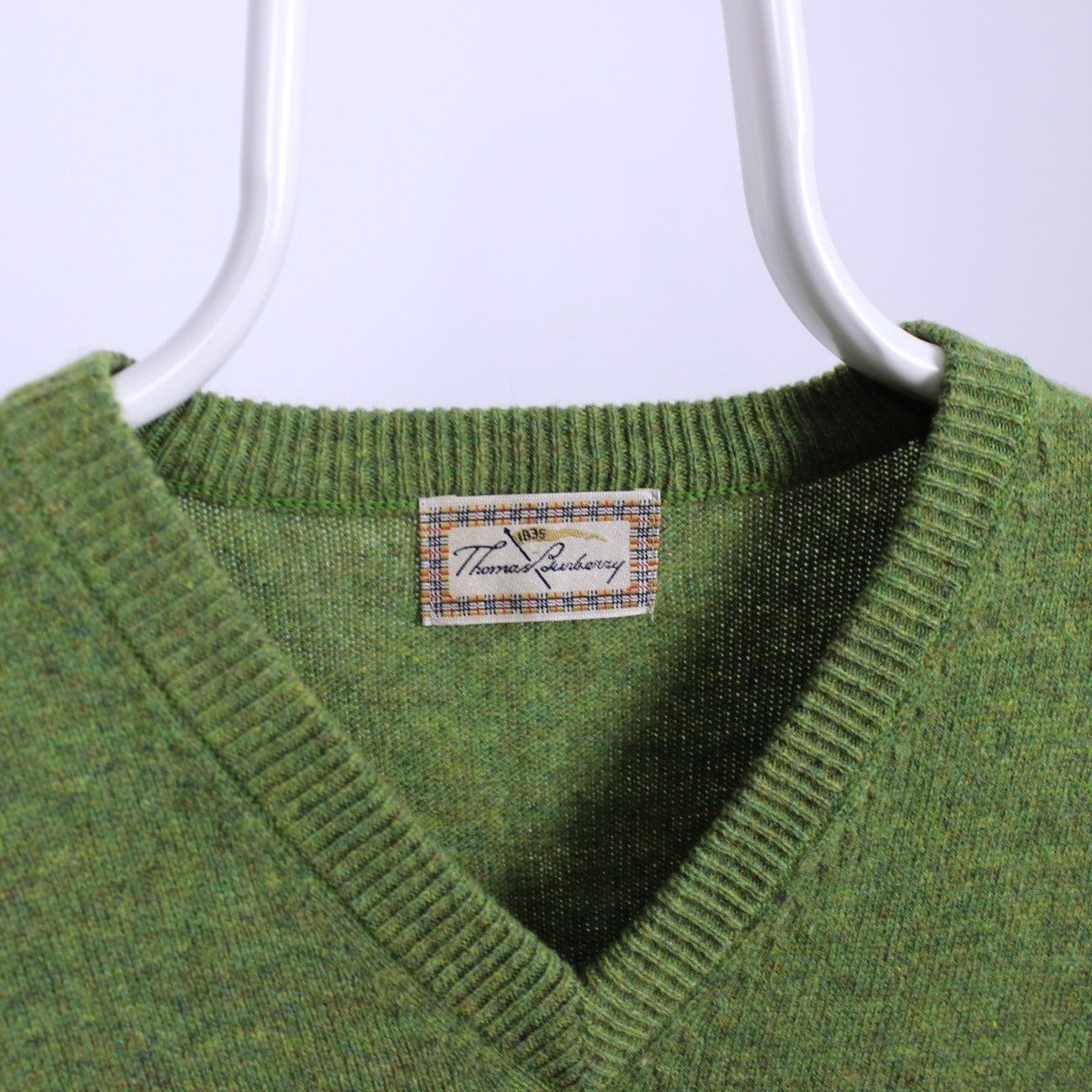 Burberry Vintage Thomas Burberry Sweater Knitwear Wool Size US XL / EU 56 / 4 - 3 Thumbnail