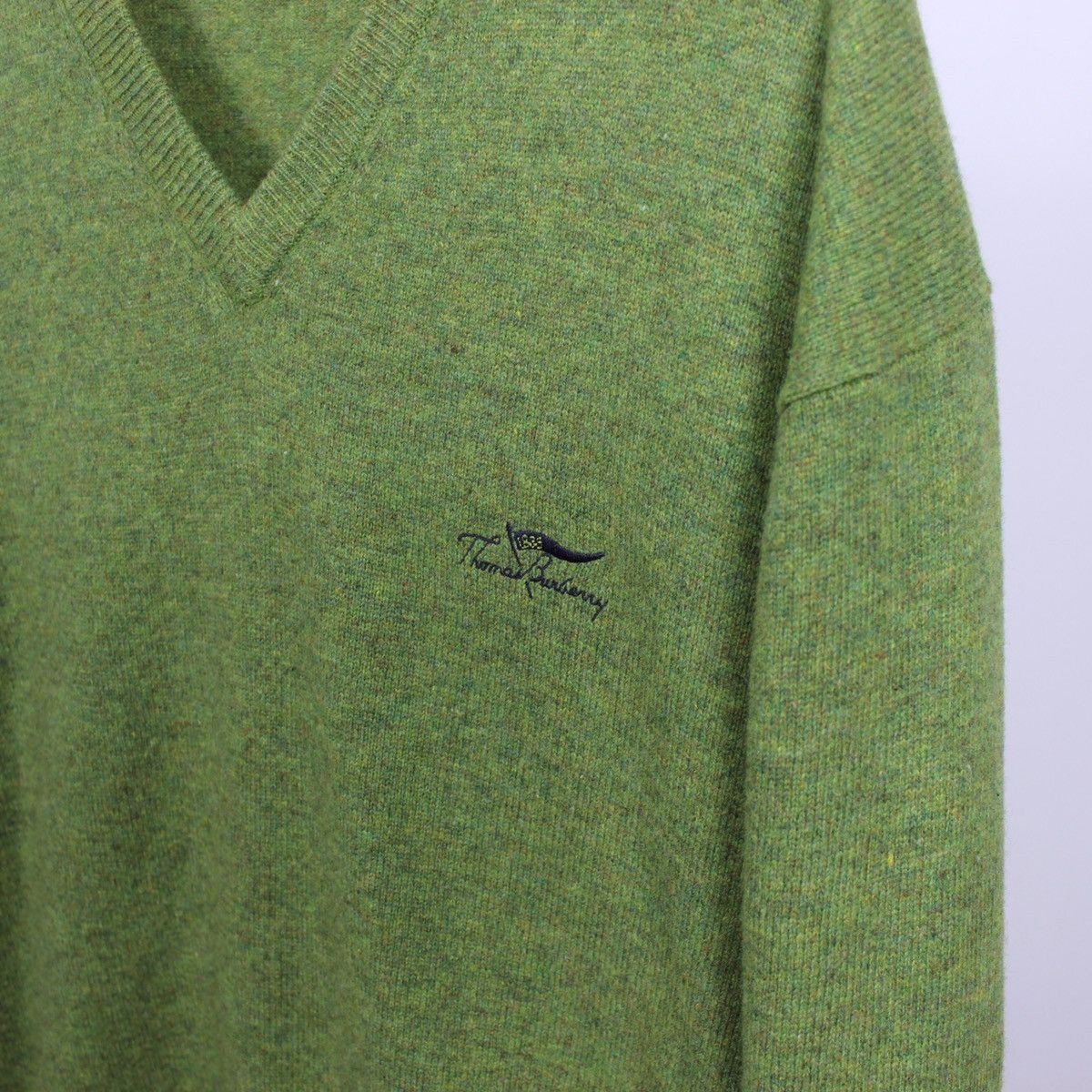 Burberry Vintage Thomas Burberry Sweater Knitwear Wool Size US XL / EU 56 / 4 - 4 Thumbnail