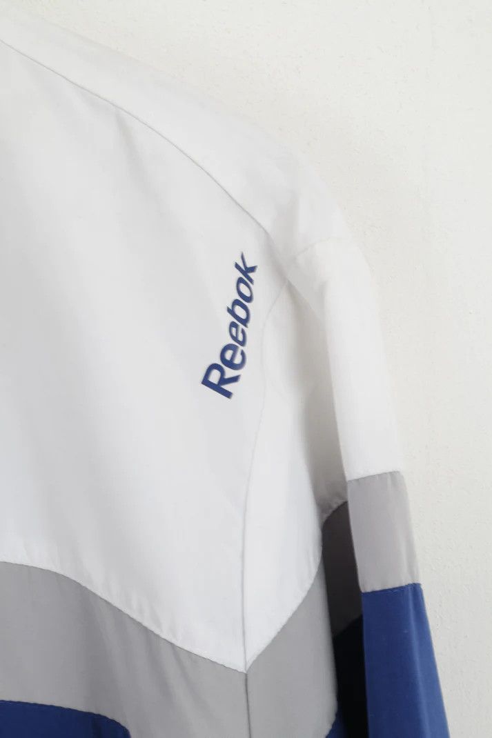 Reebok Reebok Men L Jacket White Blue Bomber Vintage 2797 Size US L / EU 52-54 / 3 - 4 Thumbnail