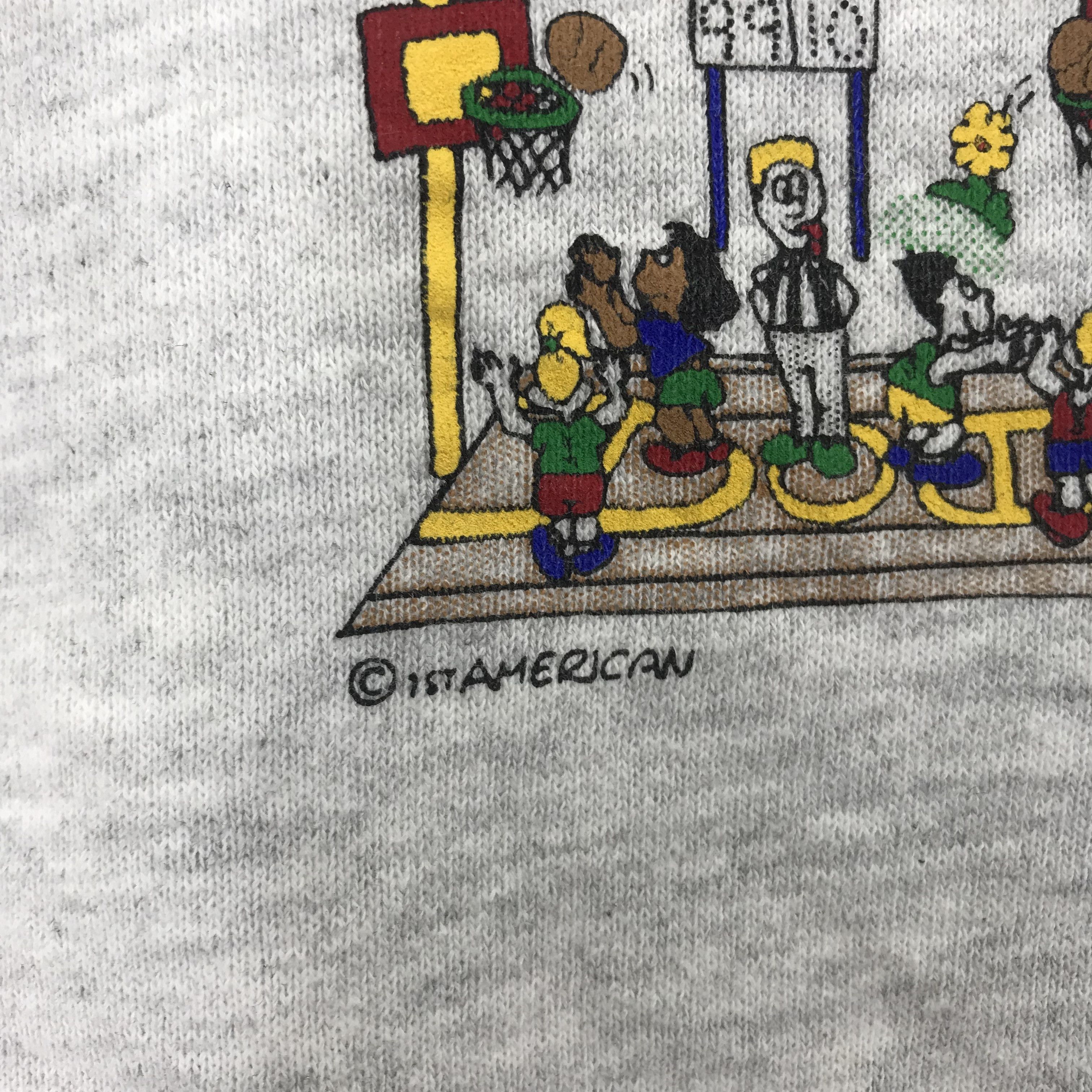 Jerzees Vintage Clyde Campbell Elementary School College Sweathirts Size US XS / EU 42 / 0 - 6 Thumbnail