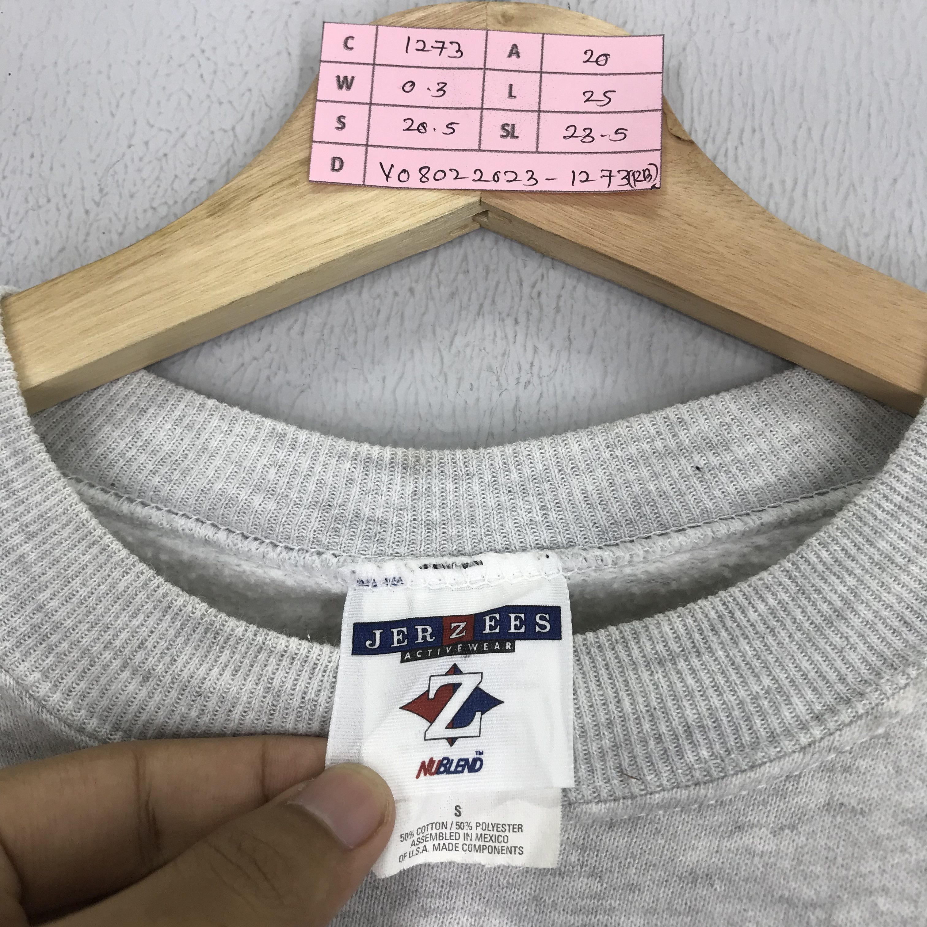 Jerzees Vintage Clyde Campbell Elementary School College Sweathirts Size US XS / EU 42 / 0 - 10 Thumbnail