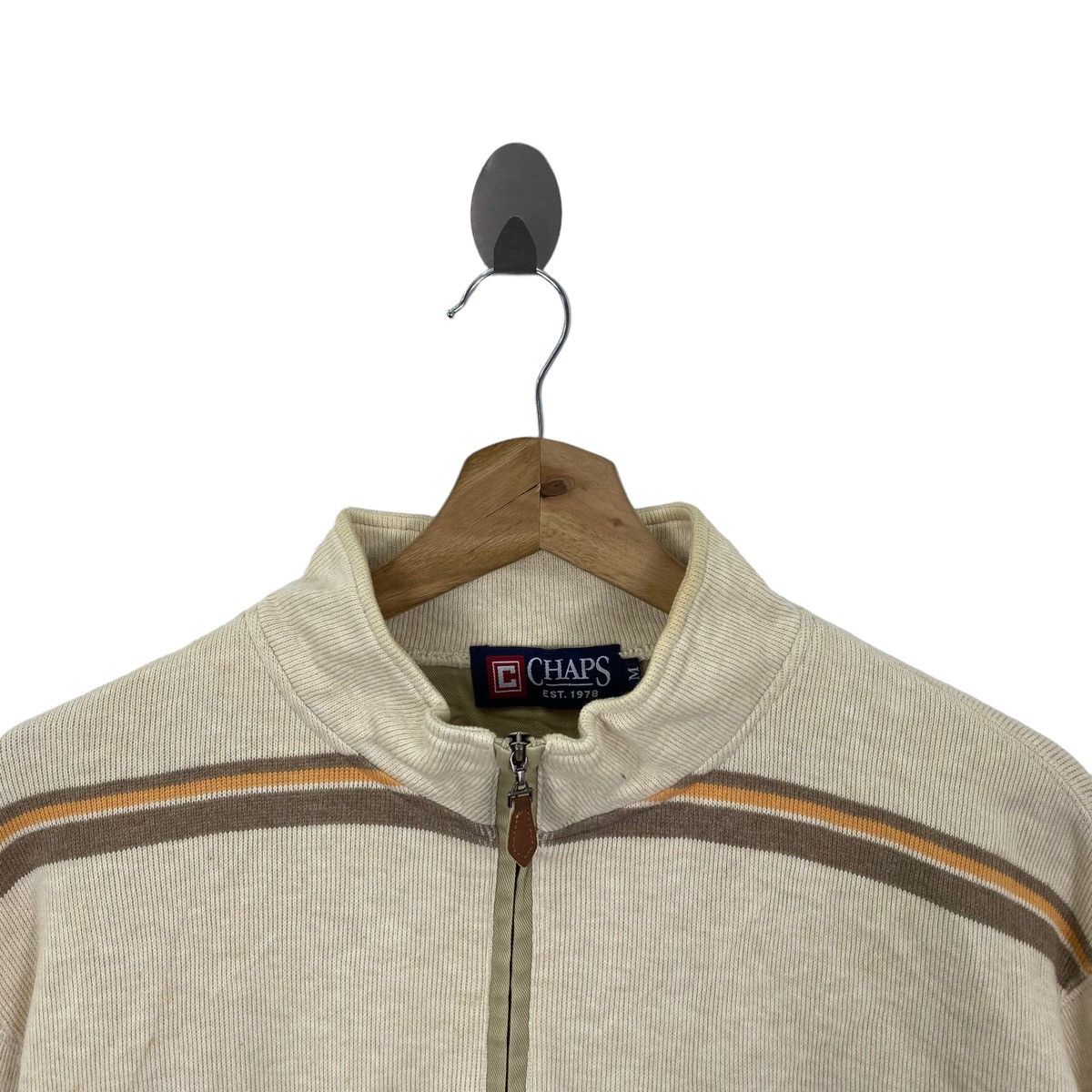 Vintage CHAPS EST.1978 Stripes Small Embroidered Logo Long Sleeve Size US M / EU 48-50 / 2 - 2 Thumbnail