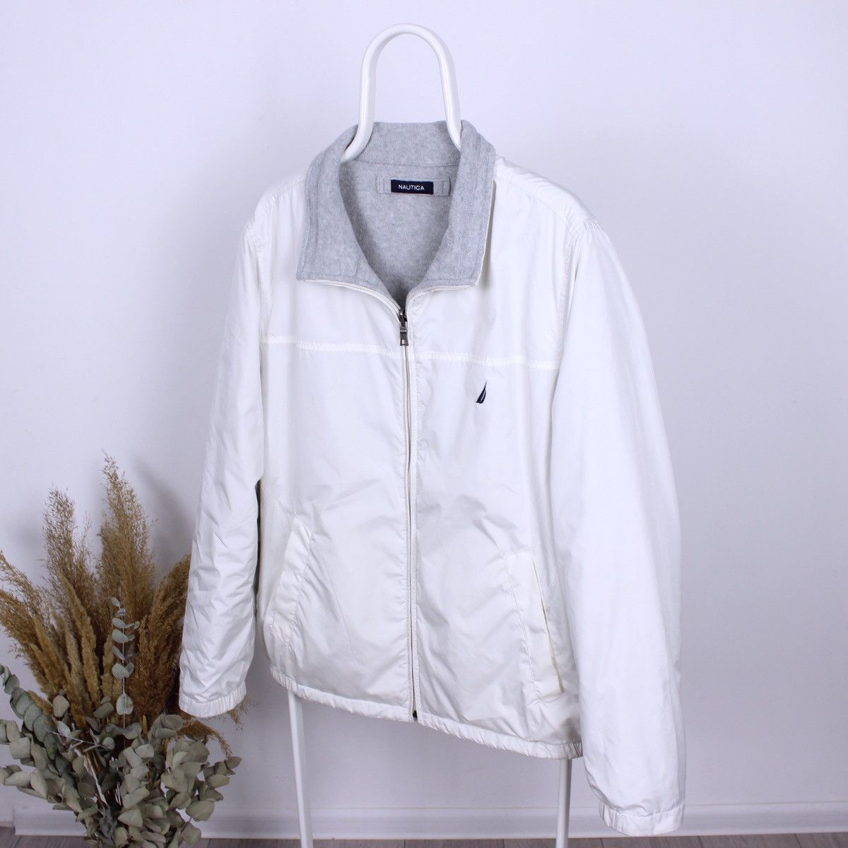 Nautica Vintage Nautica Reversible Fleece Jacket Size US L / EU 52-54 / 3 - 4 Thumbnail