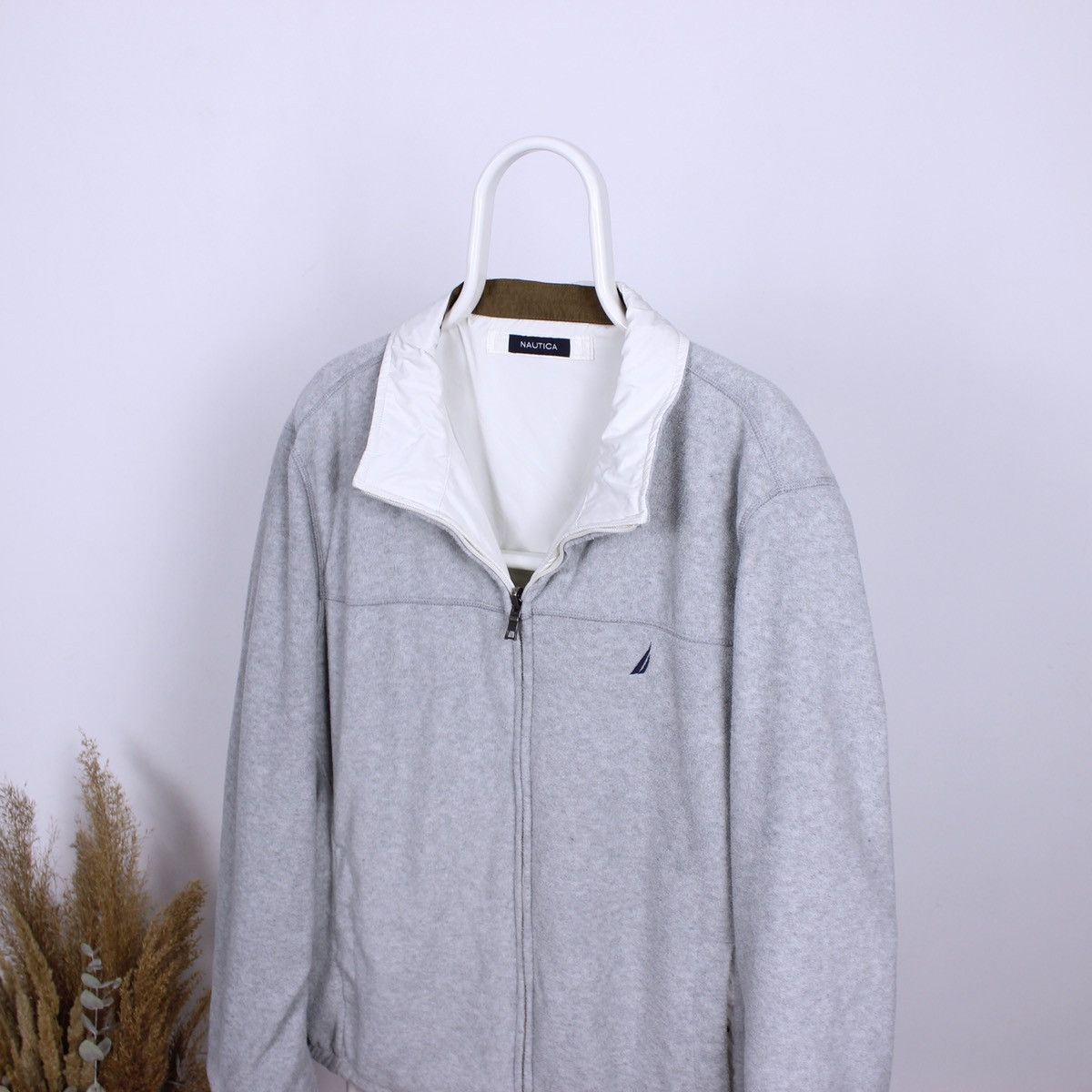 Nautica Vintage Nautica Reversible Fleece Jacket Size US L / EU 52-54 / 3 - 2 Thumbnail
