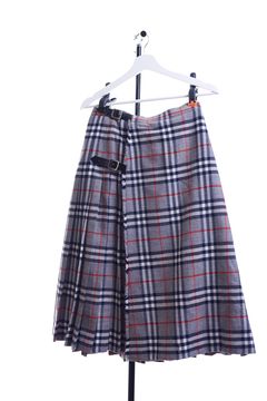 Grey Pleated Skirt | Grailed