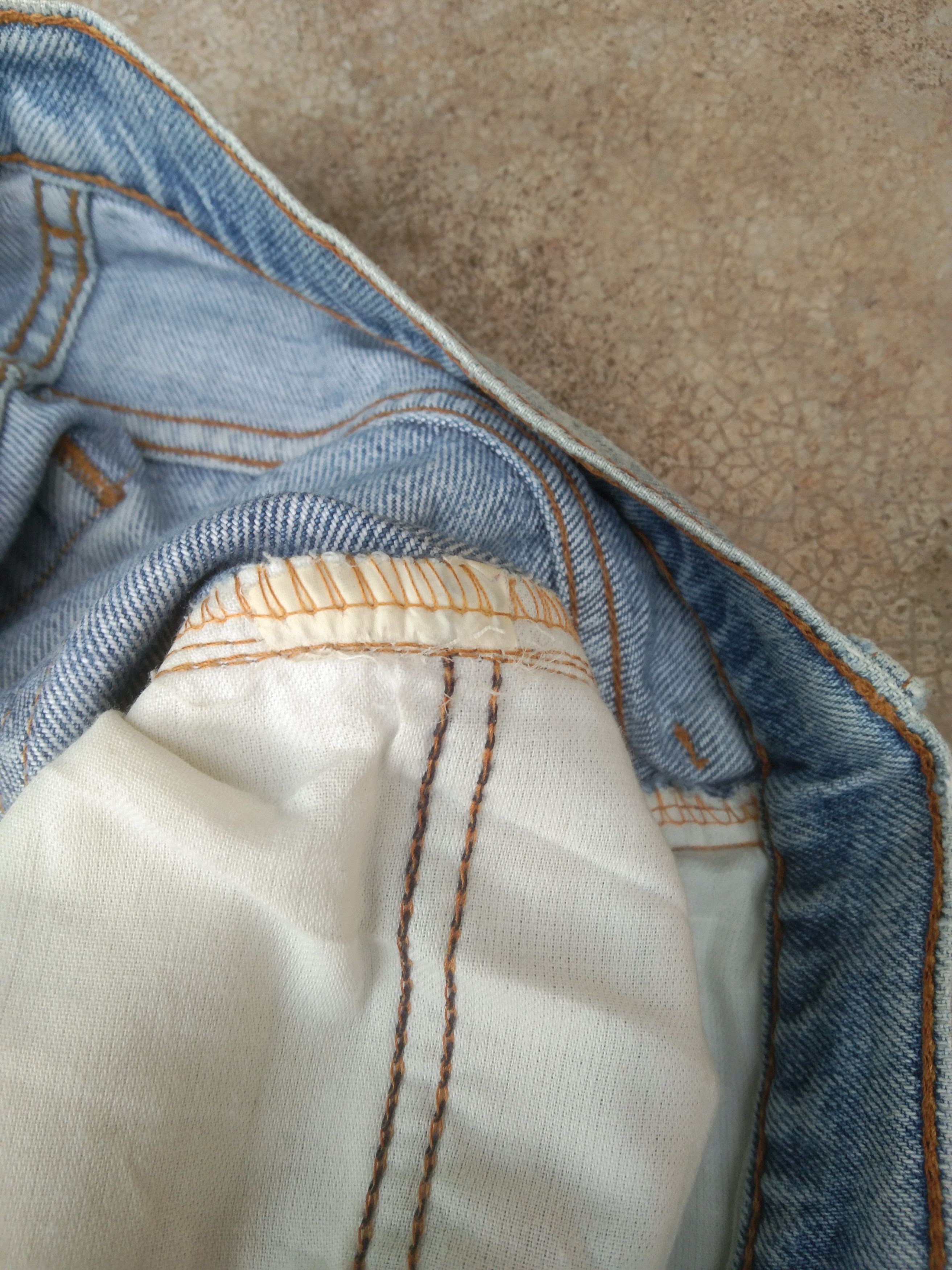 Levi's 90s Vintage Levi's Jeans Distressed Blue Washed Denim 29x29 Size US 29 - 11 Thumbnail