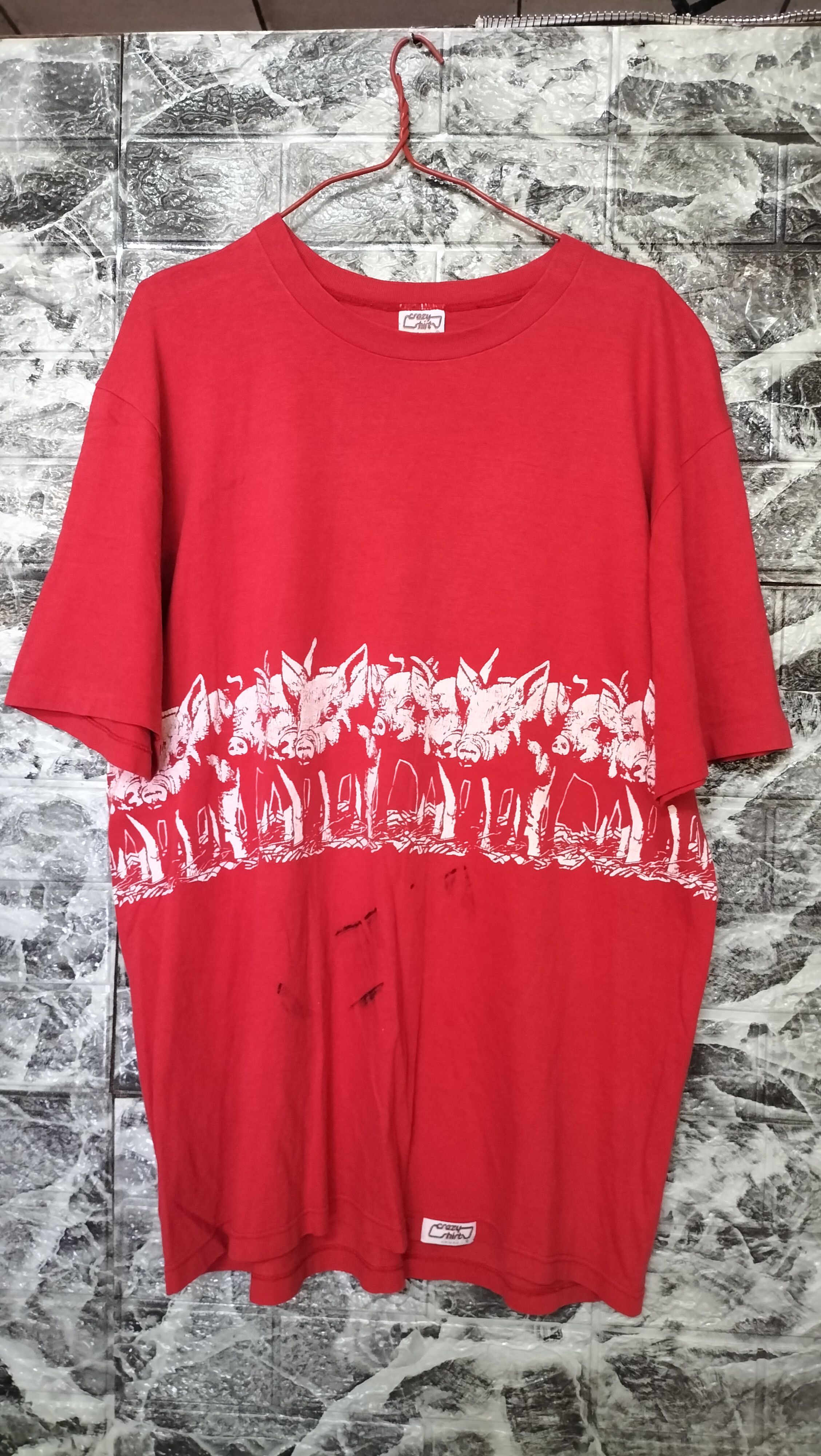 Vintage 80s Hawaii Hoggs Crazy Shirts Combed Cotton Classic Size US L / EU 52-54 / 3 - 1 Thumbnail