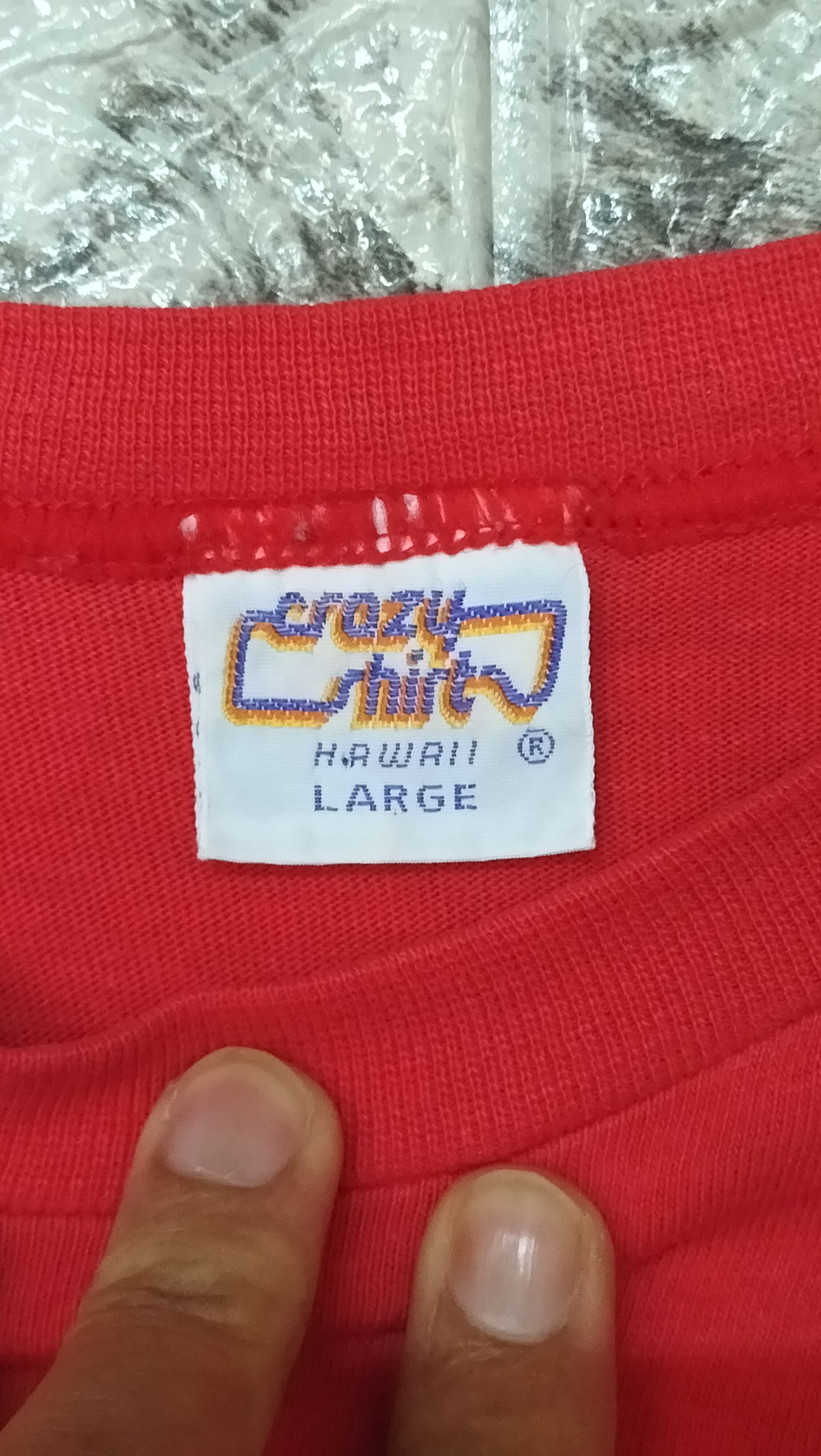 Vintage 80s Hawaii Hoggs Crazy Shirts Combed Cotton Classic Size US L / EU 52-54 / 3 - 4 Thumbnail