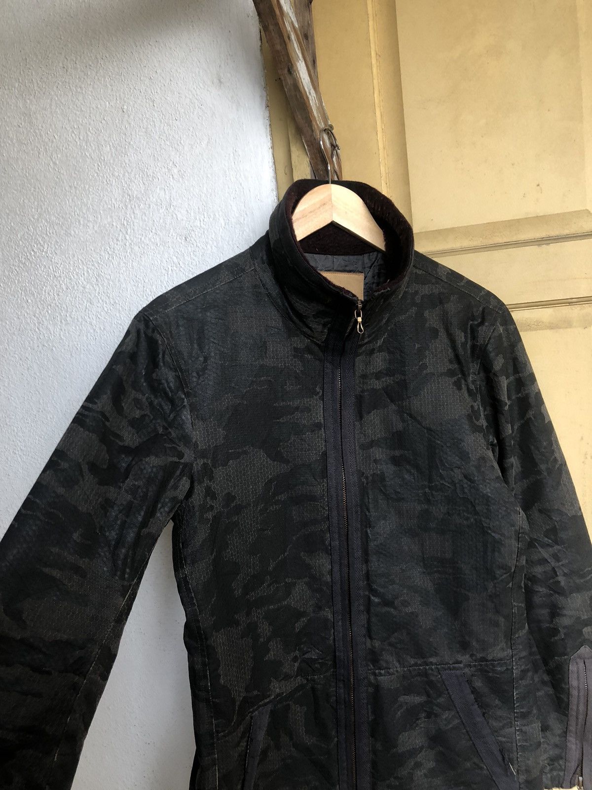 Issey Miyake Vintage Issey Miyake Ayuite Utility Camo Distressed Jackets Size US L / EU 52-54 / 3 - 7 Thumbnail