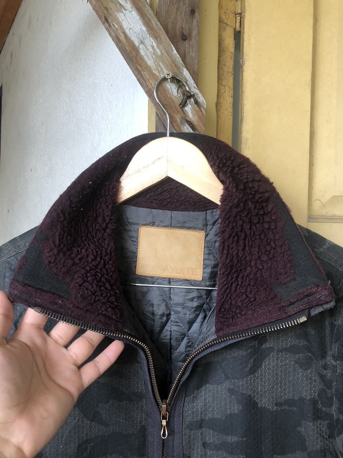 Issey Miyake Vintage Issey Miyake Ayuite Utility Camo Distressed Jackets Size US L / EU 52-54 / 3 - 18 Thumbnail