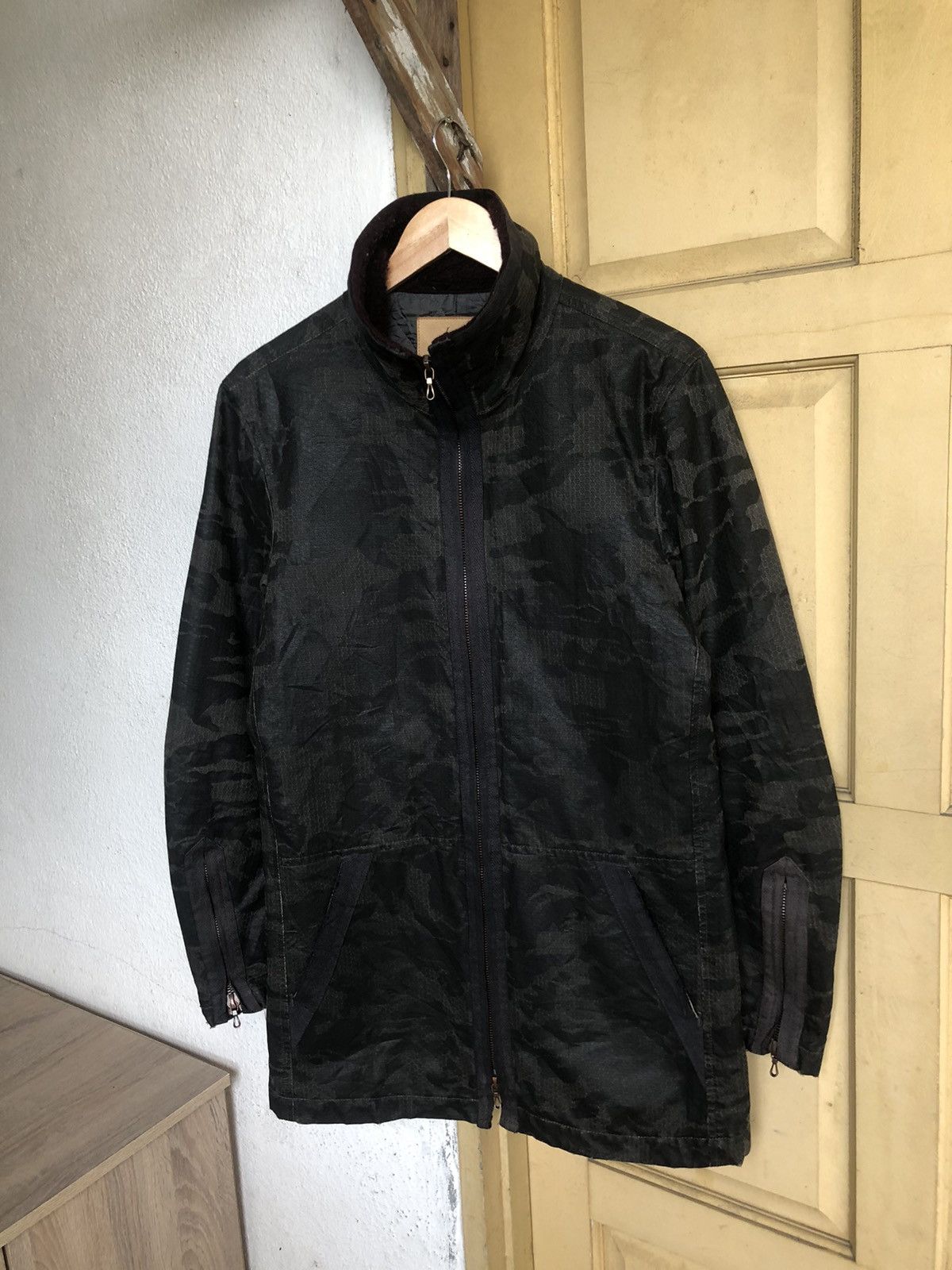 Issey Miyake Vintage Issey Miyake Ayuite Utility Camo Distressed Jackets Size US L / EU 52-54 / 3 - 5 Thumbnail
