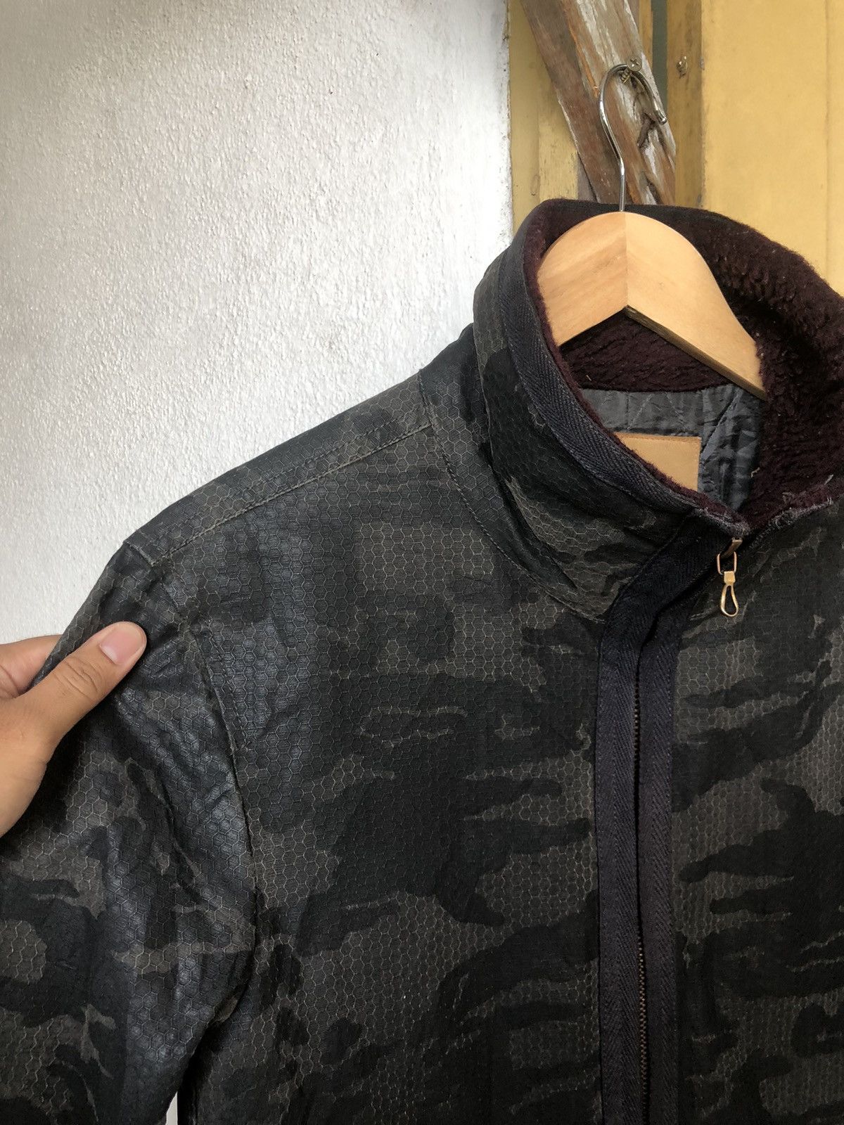 Issey Miyake Vintage Issey Miyake Ayuite Utility Camo Distressed Jackets Size US L / EU 52-54 / 3 - 10 Thumbnail